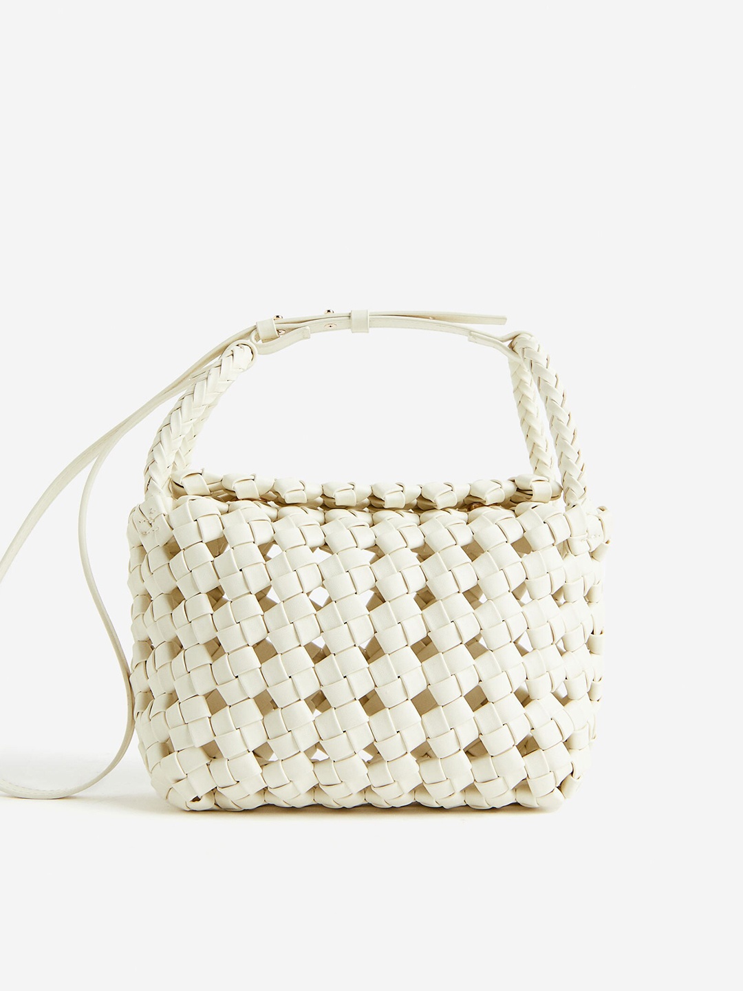 

H&M Braided Crossbody Bag, Yellow