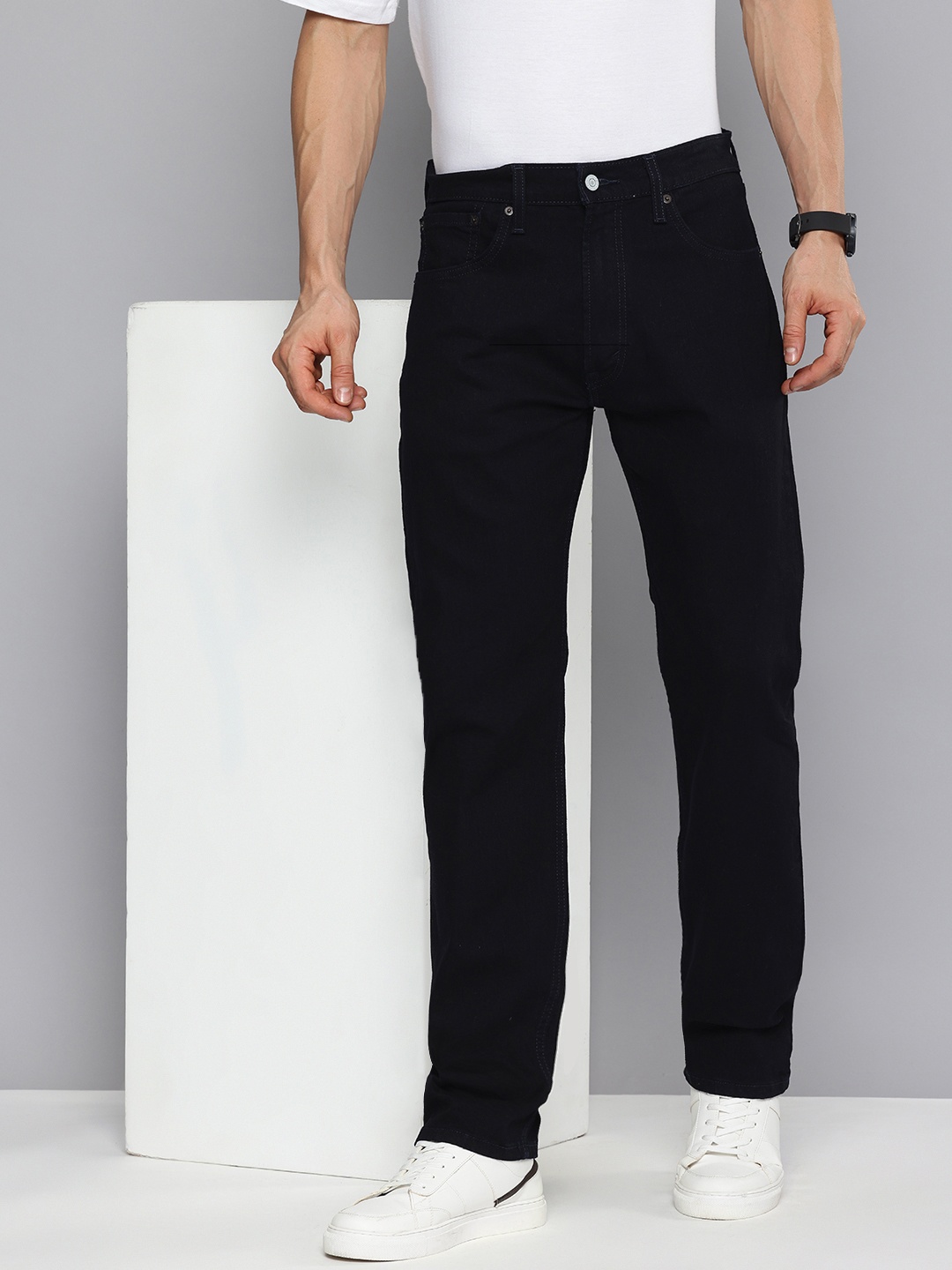 

Levis Men 551 Loose Fit Stretchable Jeans, Blue