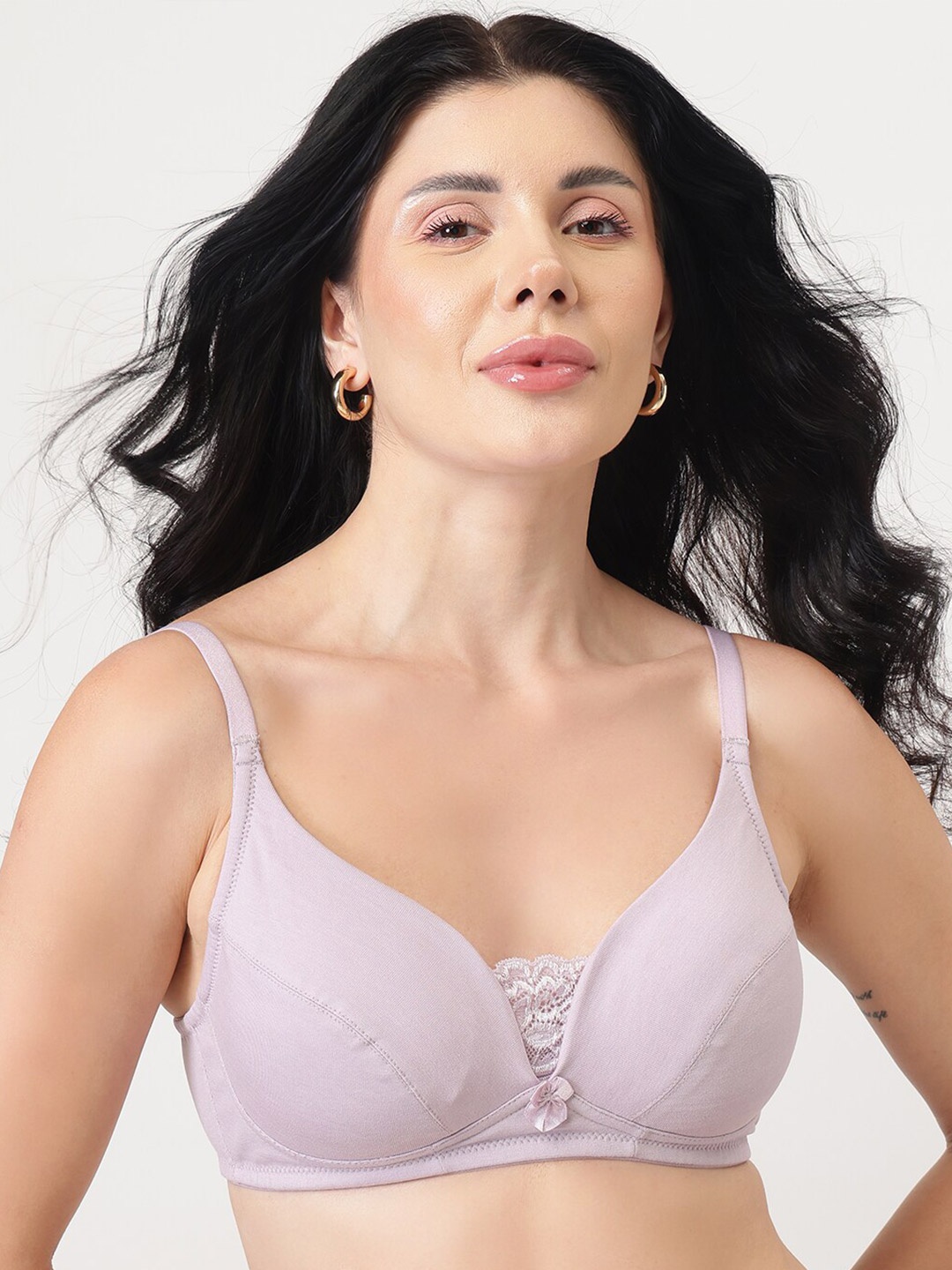 

DressBerry Lavender Everyday Bra Full Coverage All Day Comfort Non Padded