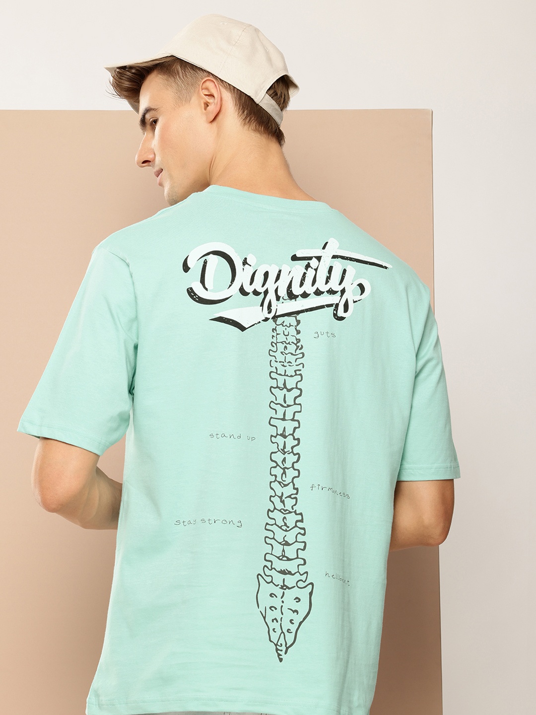 

Difference of Opinion Men Graphic Printed T-shirt, Blue