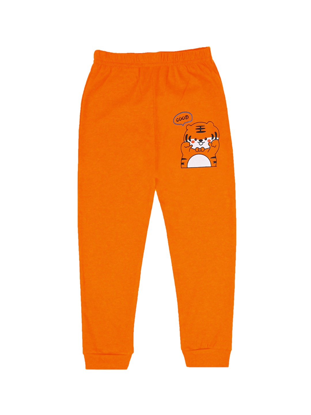 

BAESD Infants Boys Graphic Printed Mid Rise Joggers, Orange