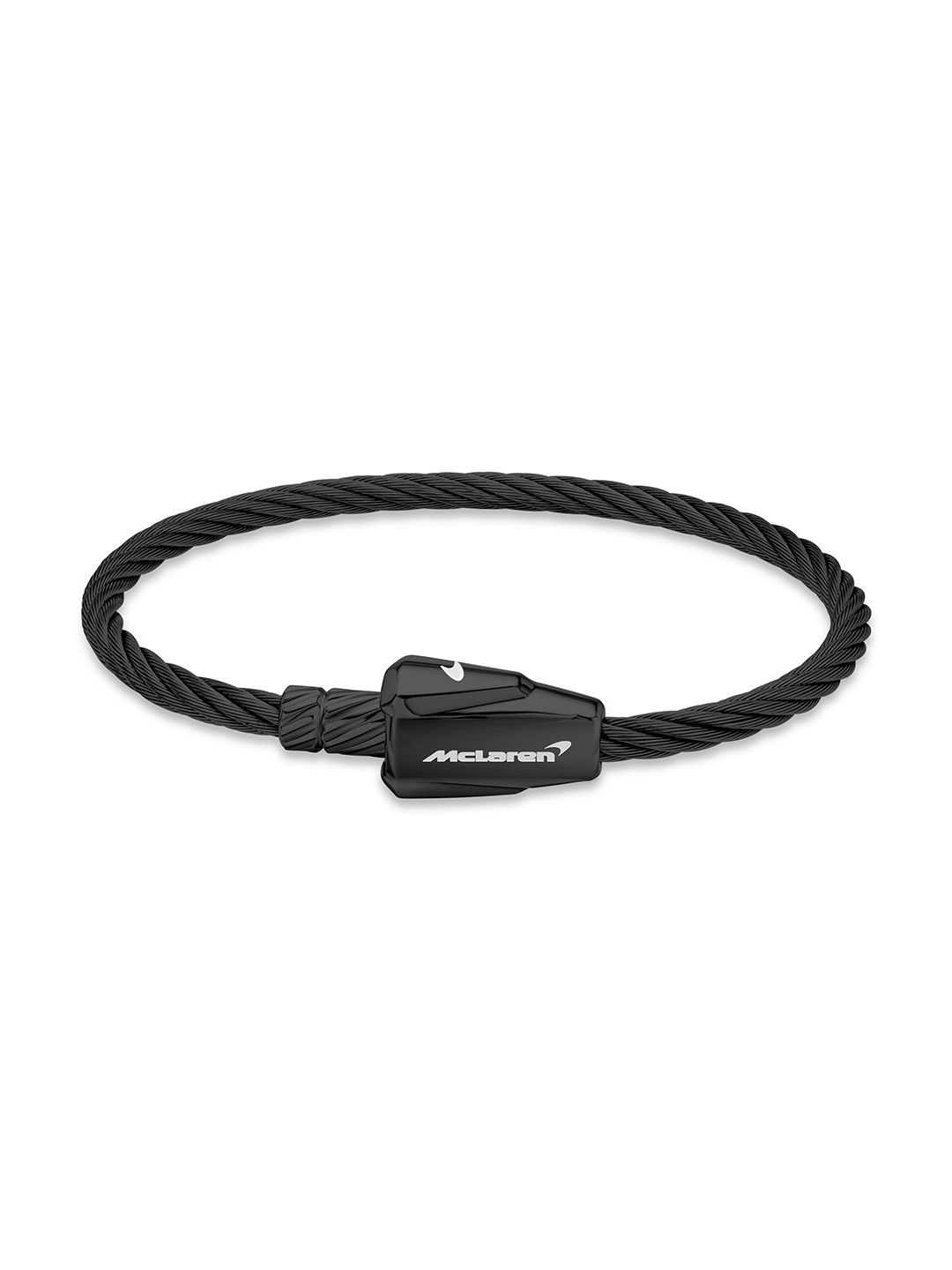 

McLAREN Men Wraparound Bracelet, Black