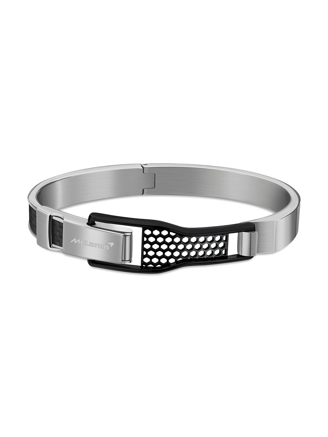 

McLAREN Men Wraparound Bracelet, Silver