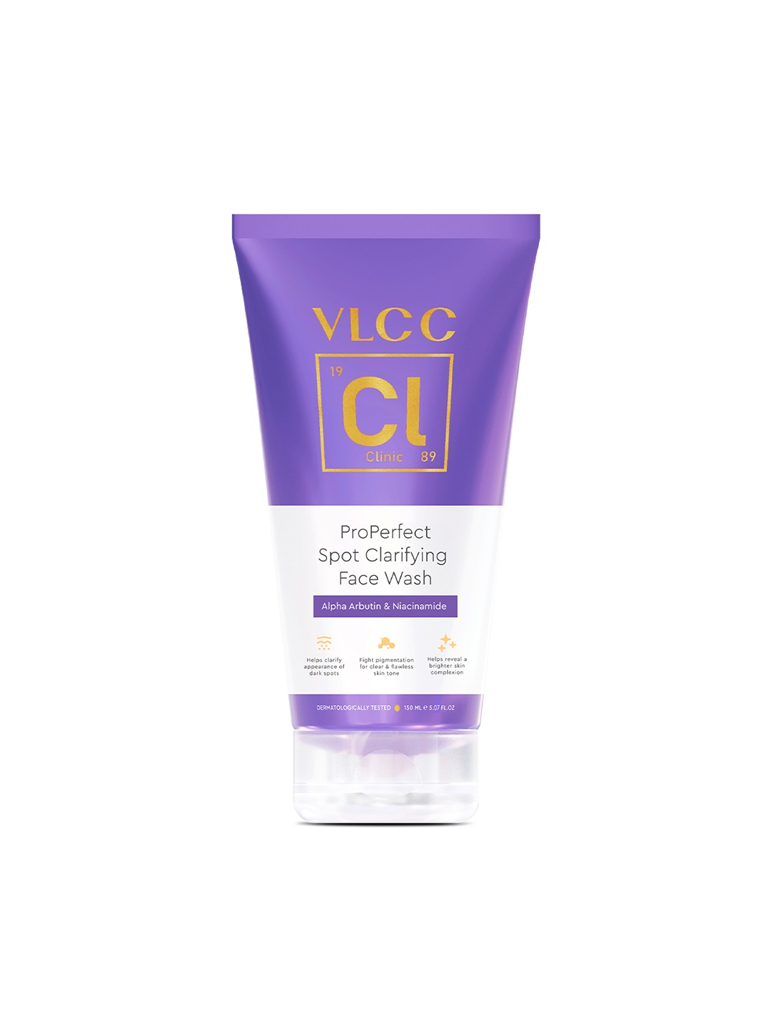 

VLCC Clinic Spot Clarifying Face Wash with Alpha Arbutin & Niacinamide - 150 ml, Pink