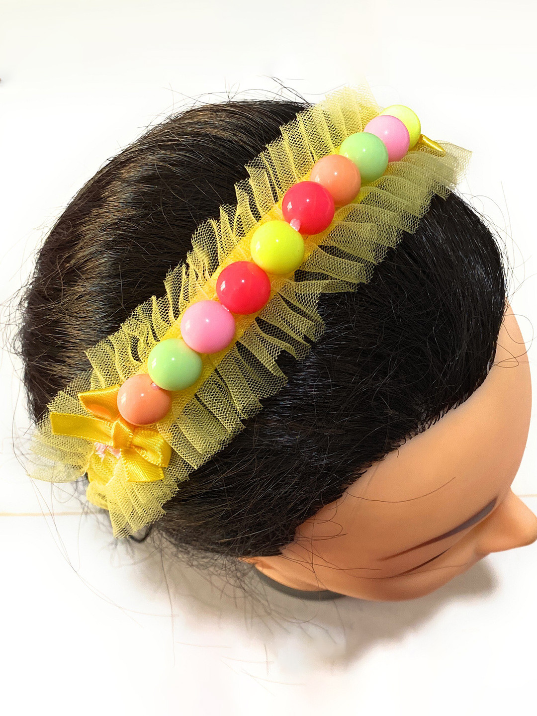 

BAESD Girls Beaded Hairband, Yellow