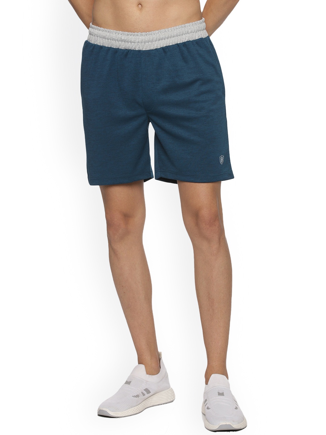 

Domin8 Men Breathable Drawstring Elasticated Sports Basketball Shorts, Blue