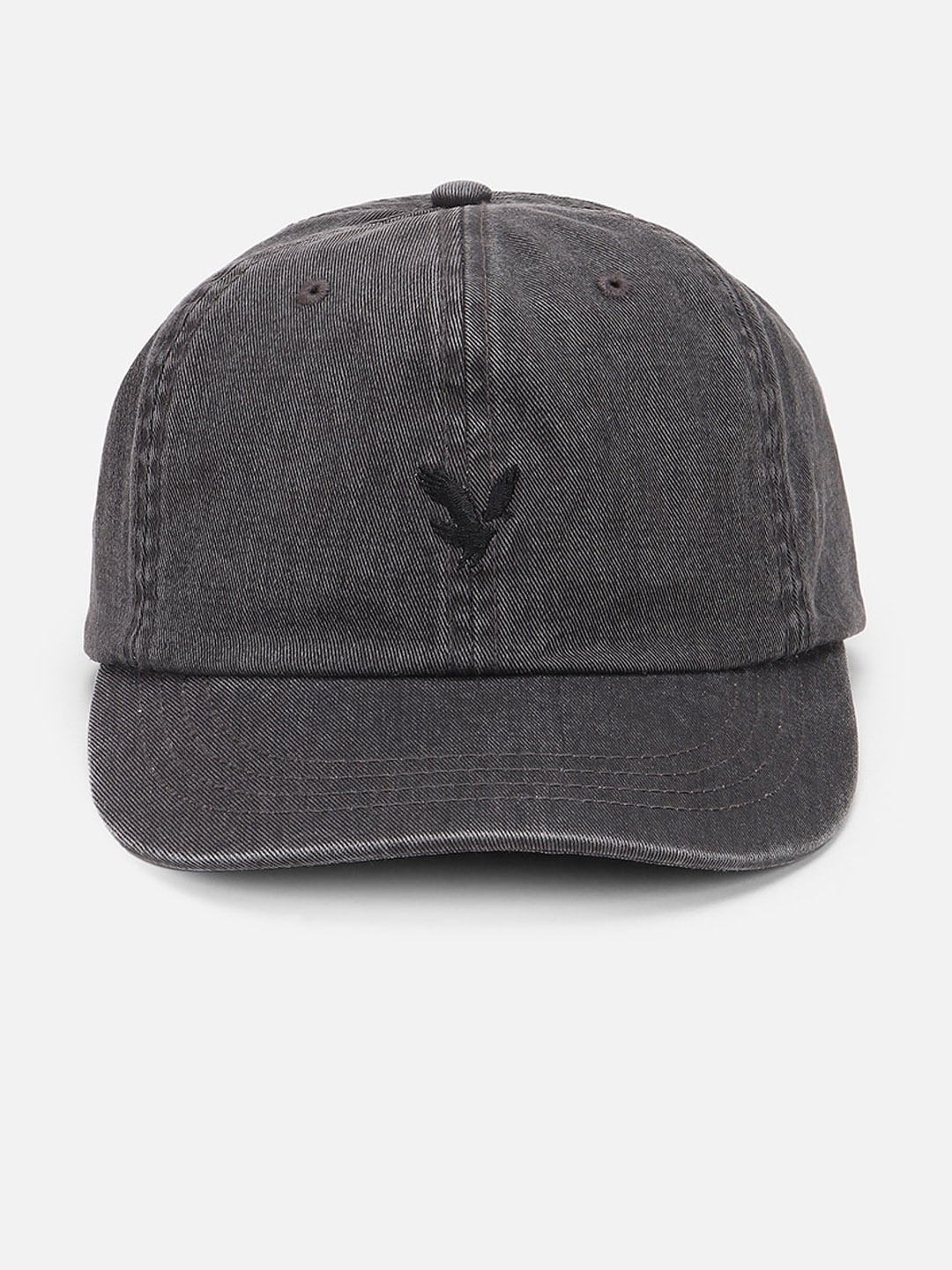 

AMERICAN EAGLE OUTFITTERS Men Baseball Cotton Cap, Black