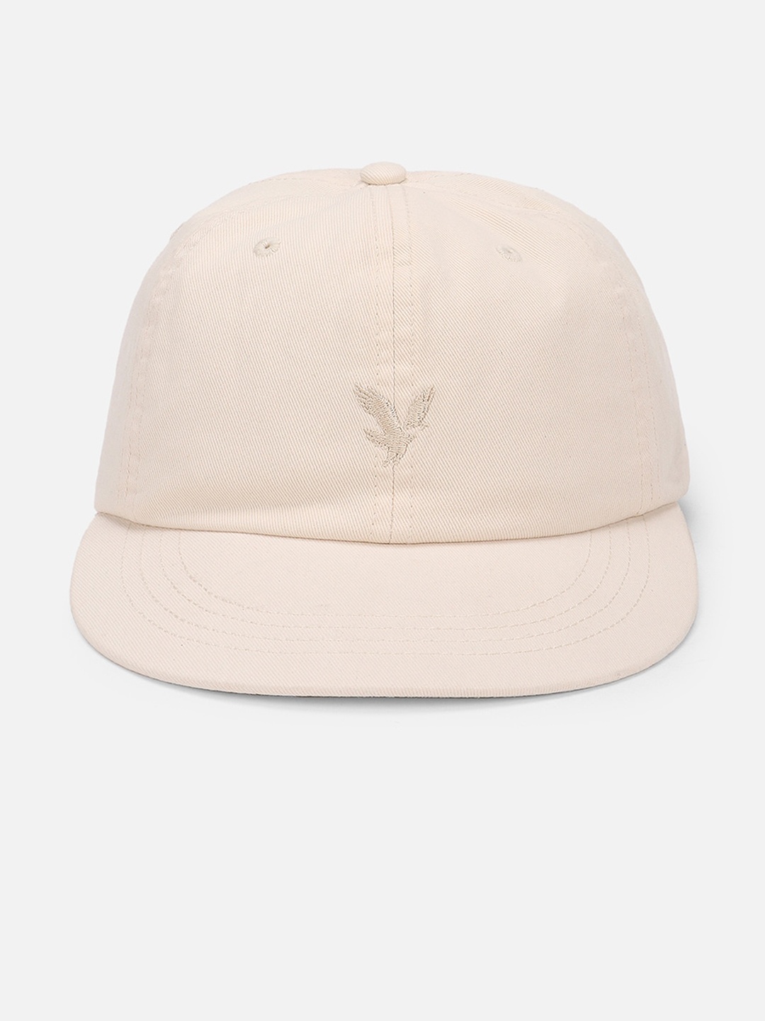 

AMERICAN EAGLE OUTFITTERS Men Baseball Pure Cotton Cap, Beige