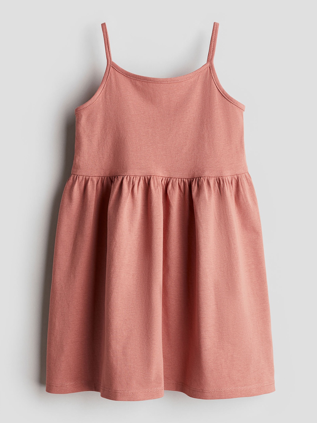 

H&M Girls Cotton Jersey Dress, Orange