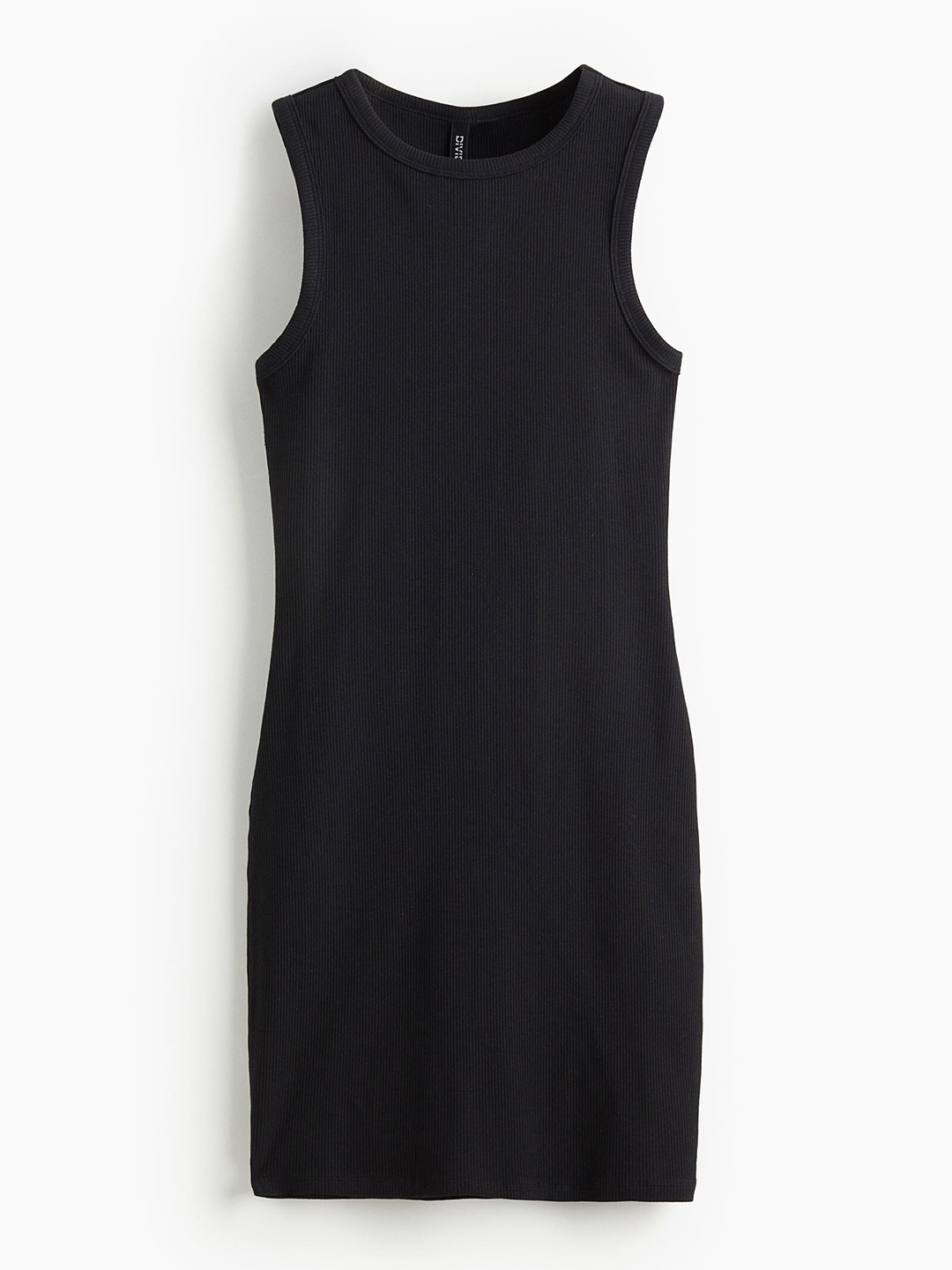 

H&M Women Ribbed Bodycon Dress, Black