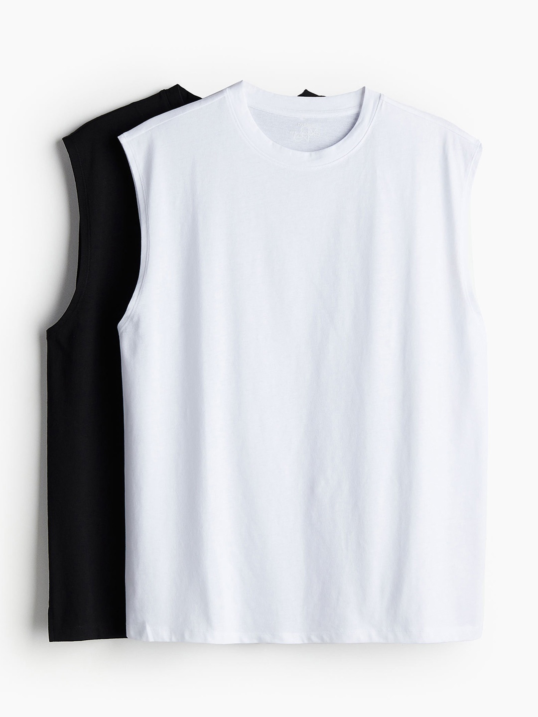 

H&M Men 2-Pack DryMove Sports Vest Tops, Black