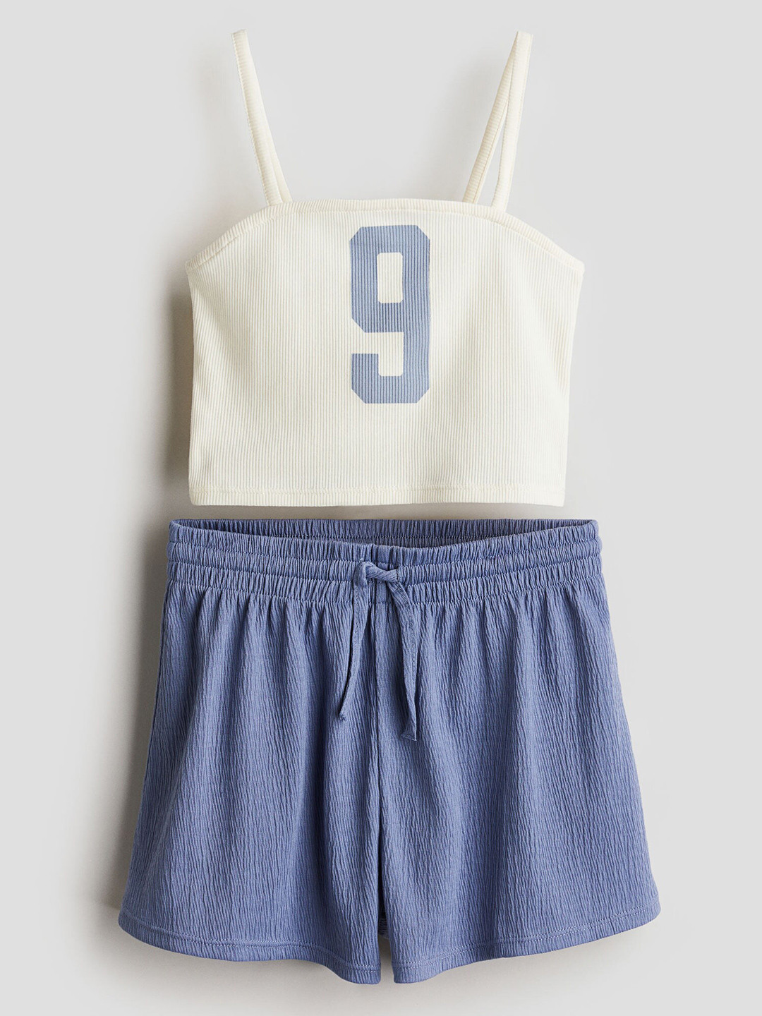 

H&M Girls 2-Piece Jersey Set, White