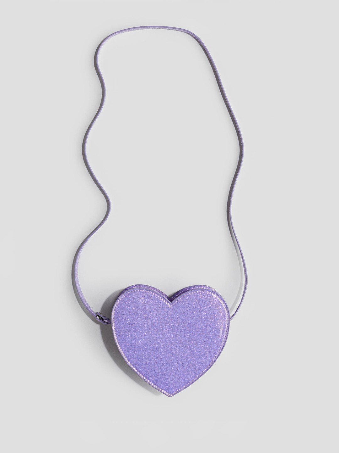 

H&M Girls Heart-Shaped Shoulder Bag, Purple