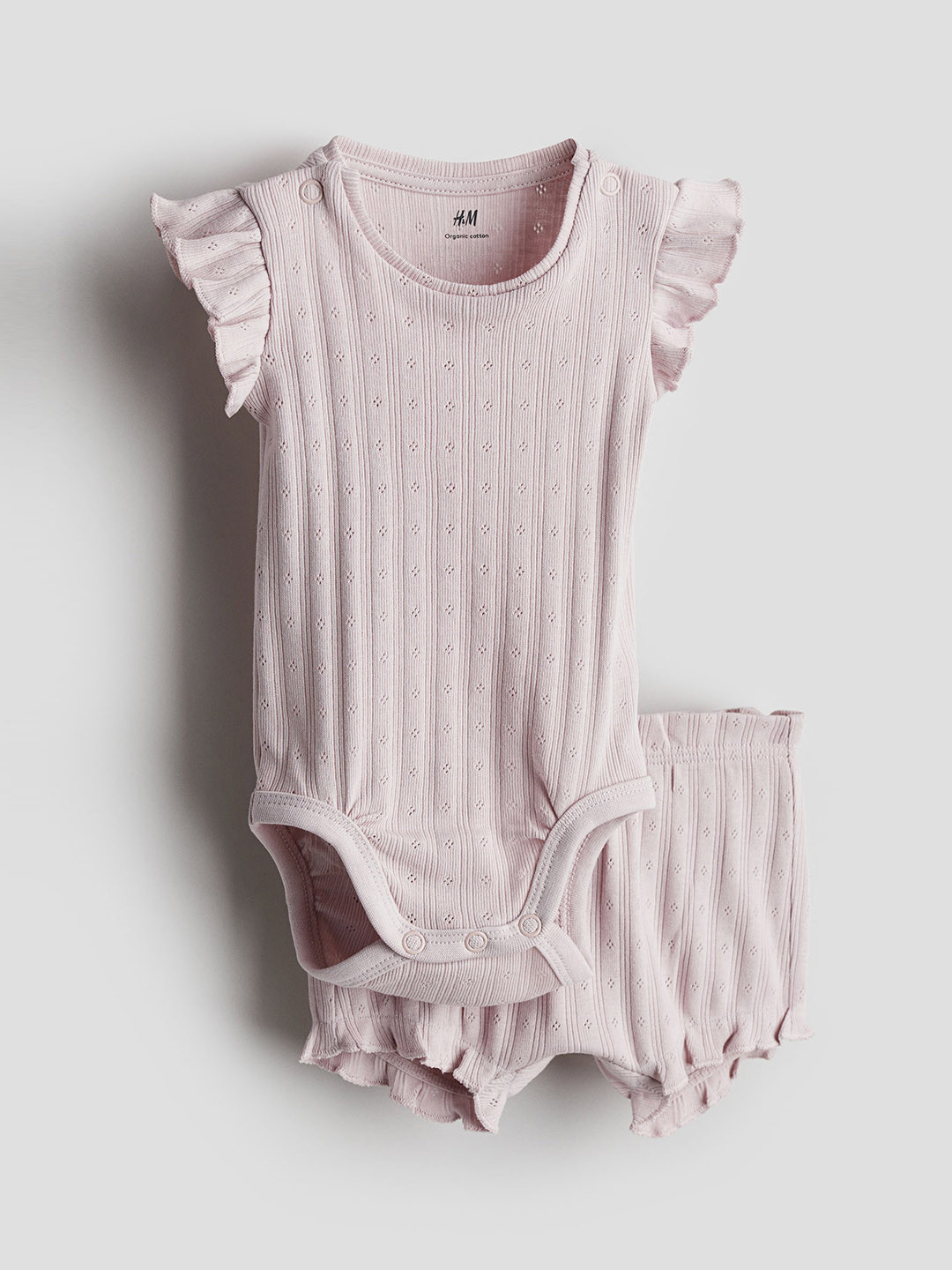 

H&M Infant Boys 2-Piece Cotton Set, Pink