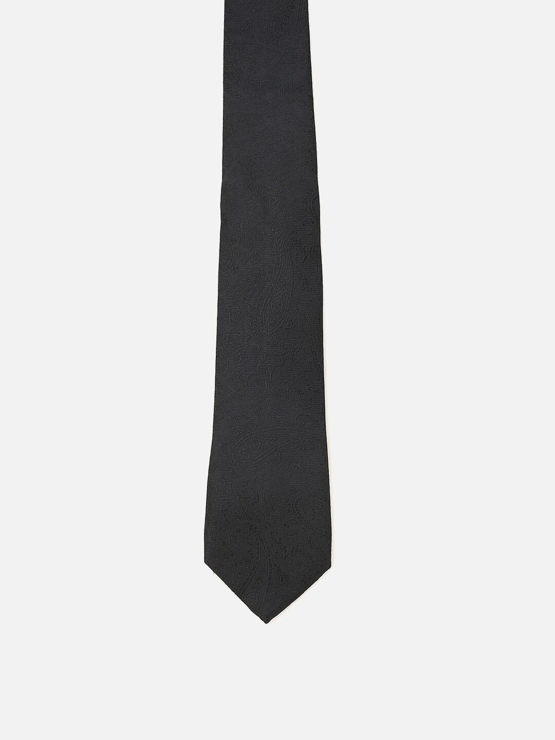 

Peter England Men Skinny Tie, Black