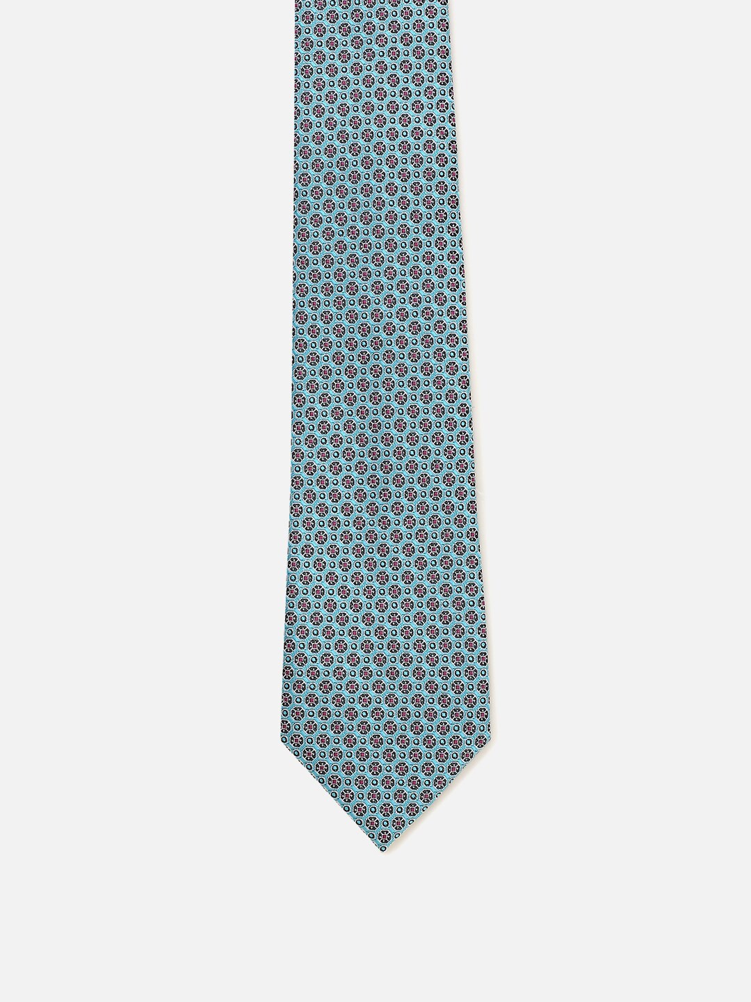 

Peter England Men Printed Skinny Tie, Blue