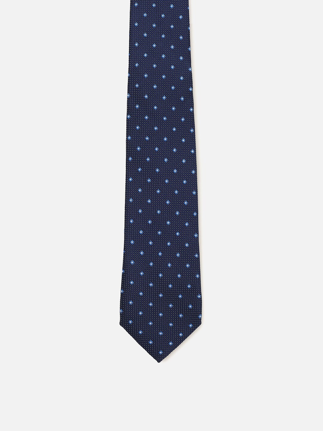 

Peter England Men Printed Skinny Tie, Navy blue