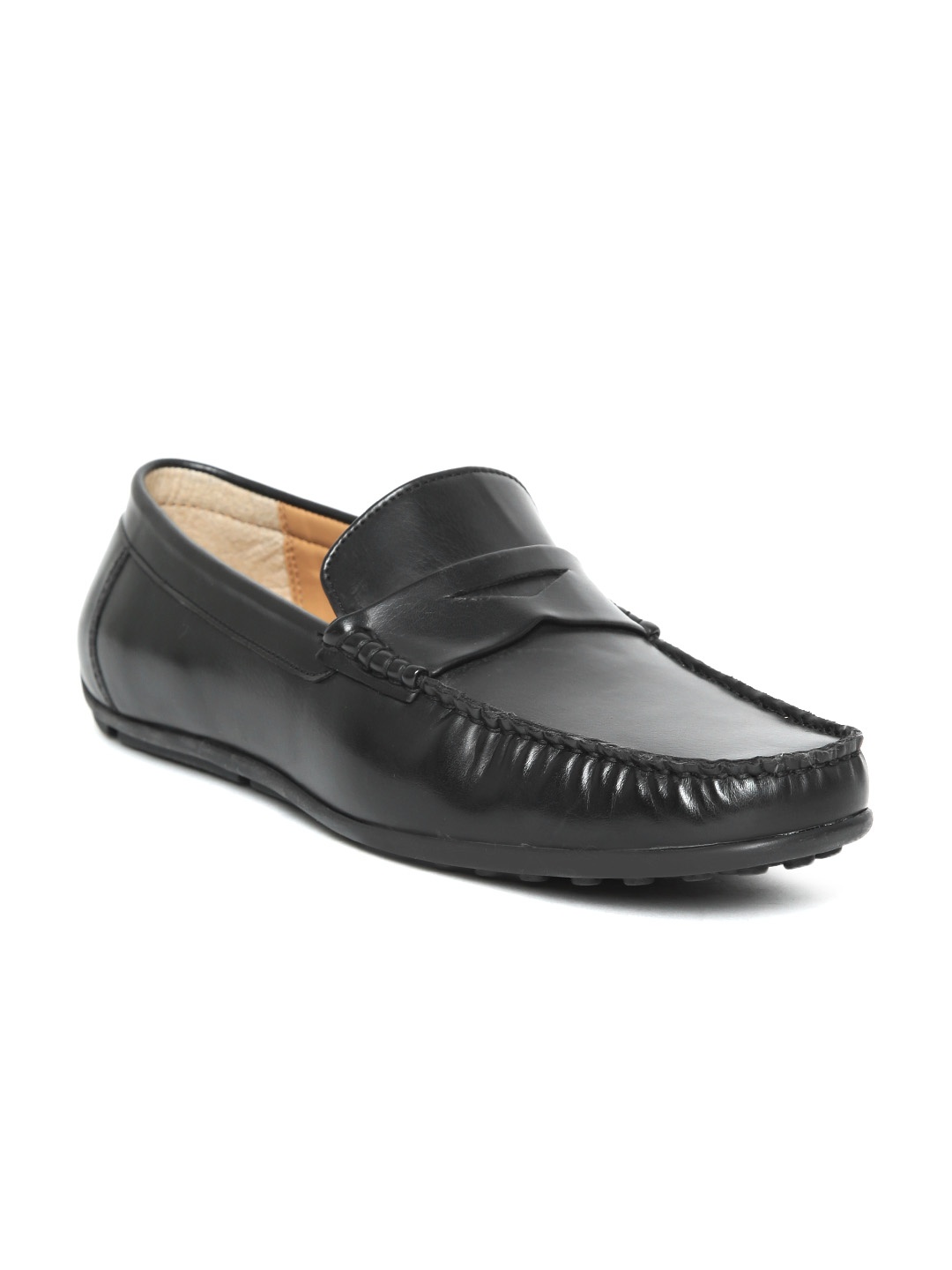 

San Frissco Men Black Driving Shoes