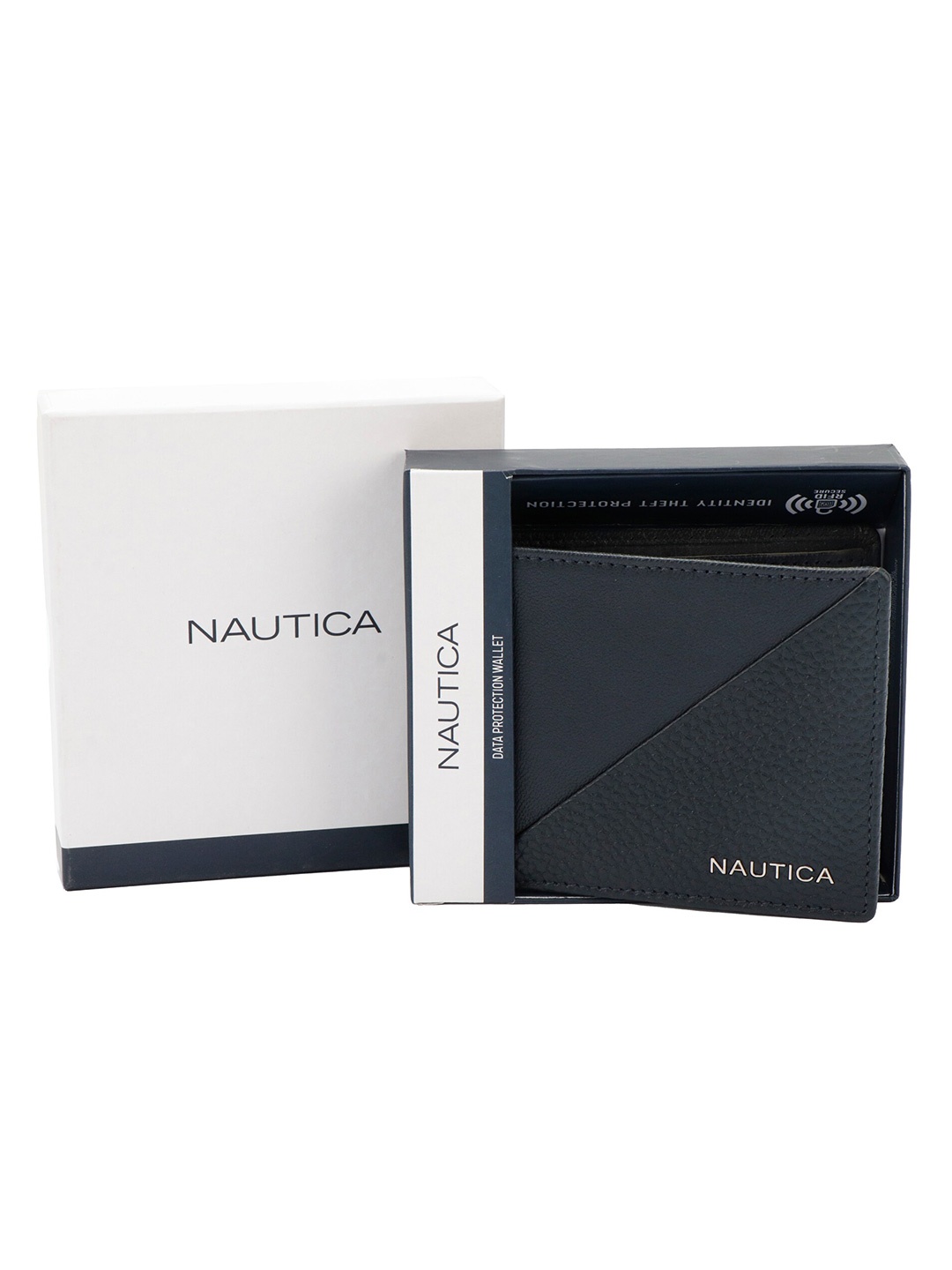 

Nautica Men Leather Fashion, Navy blue