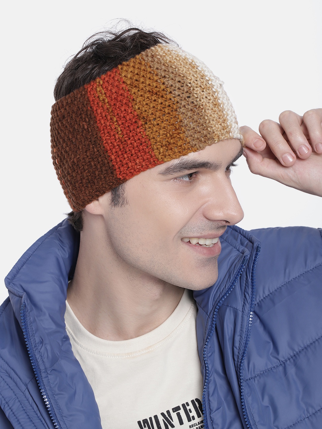 

Magic Needles Men Chill Wrap Acrylic Headband, Brown