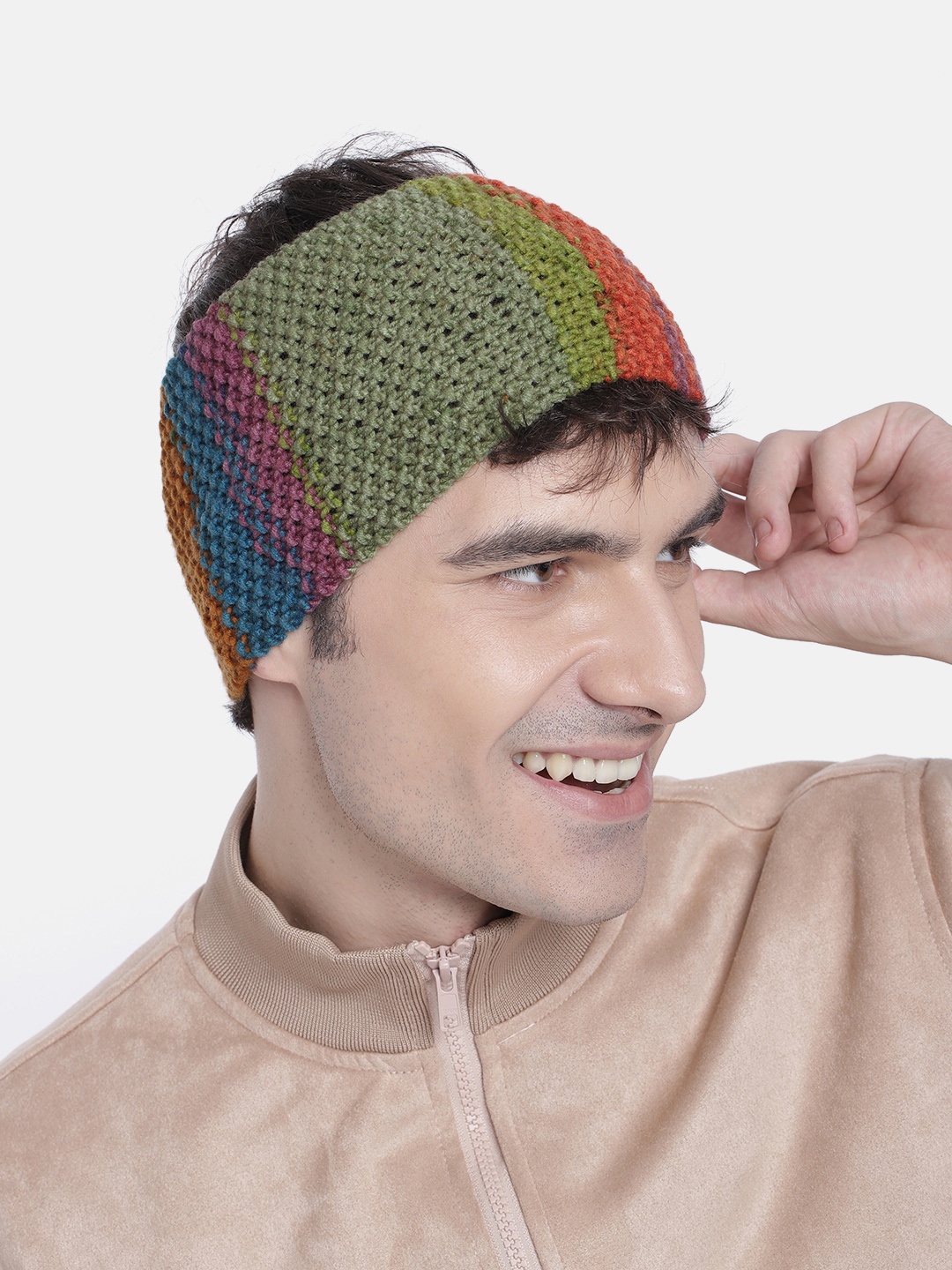 

Magic Needles Men Chill Wrap Acrylic Headband, Multi