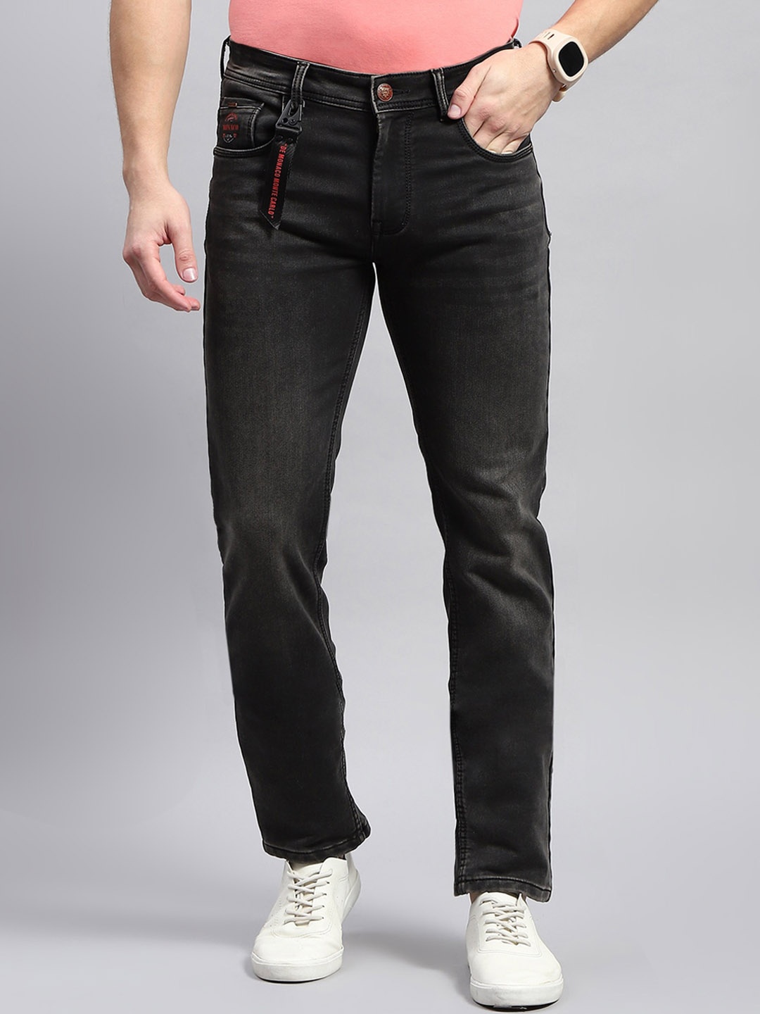 

Monte Carlo Men Stretchable Jeans, Grey