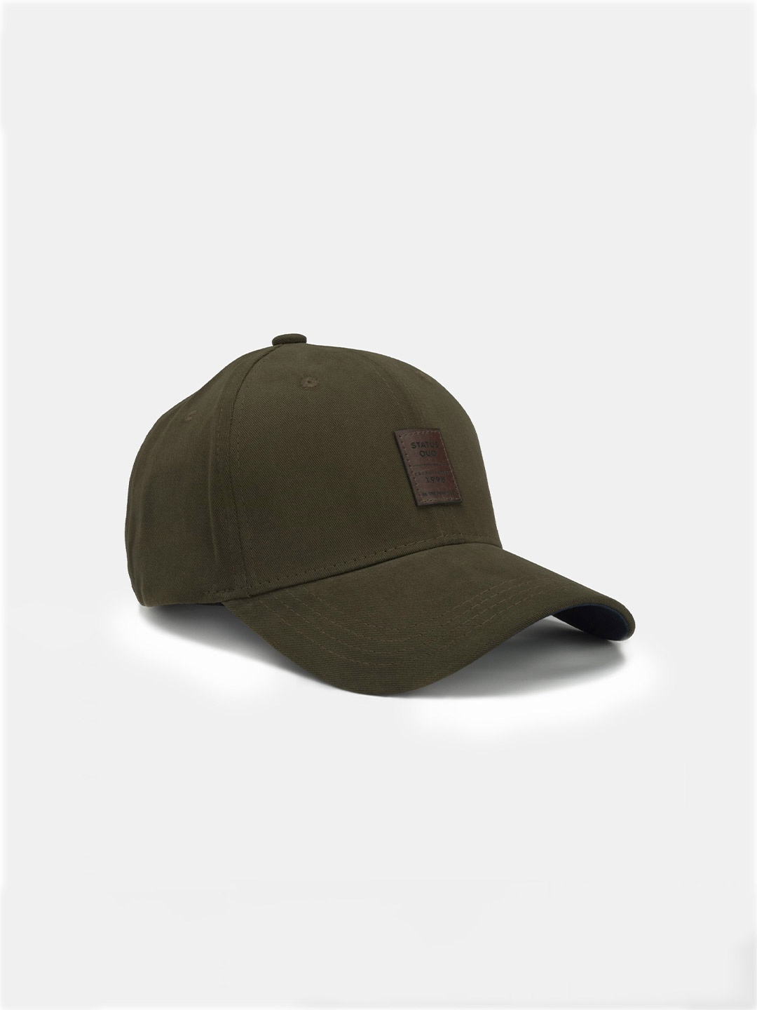 

Status Quo Men Cotton Baseball Cap, Olive