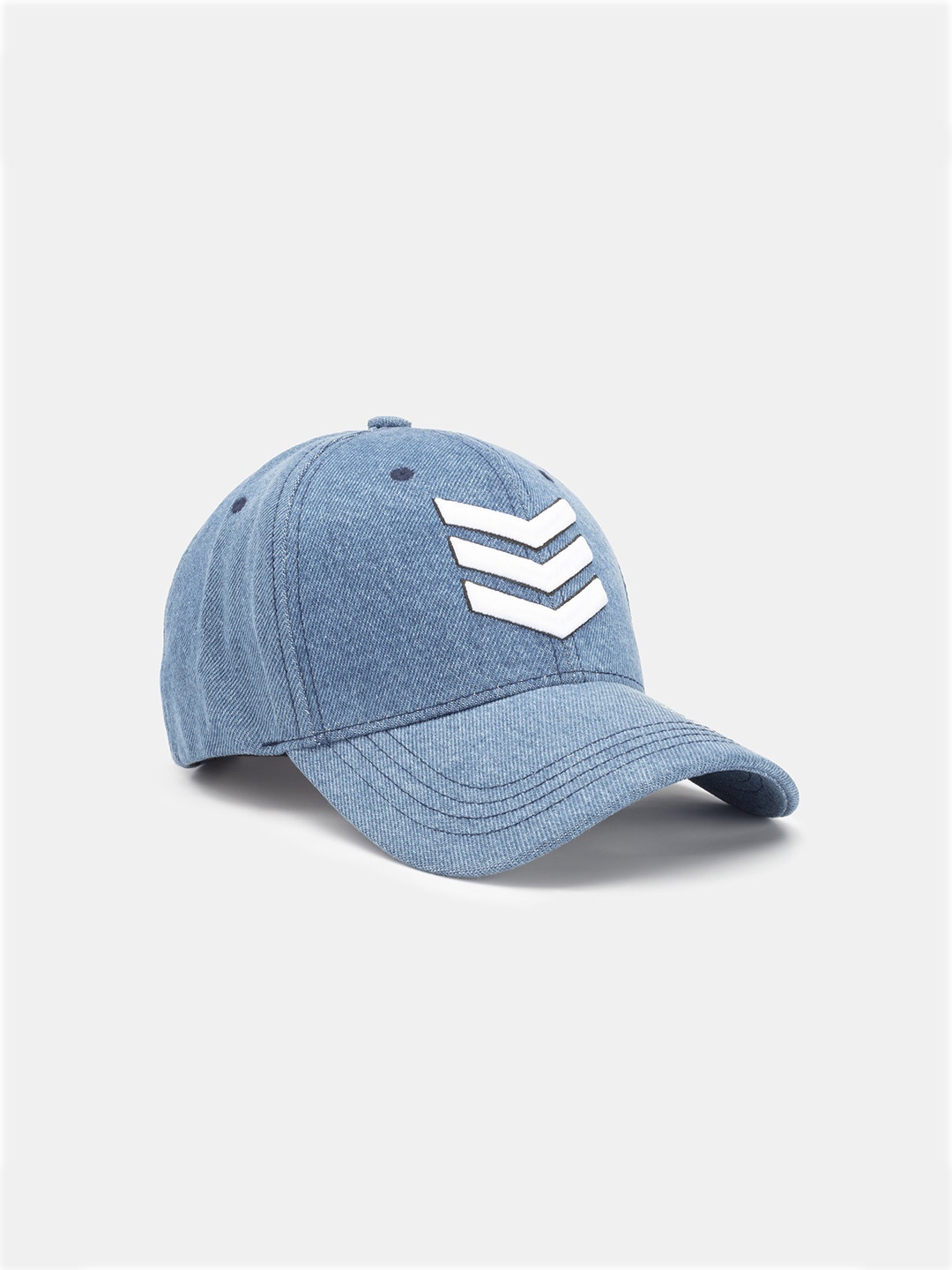 

Status Quo Men Embroidered Cotton Baseball Cap, Blue