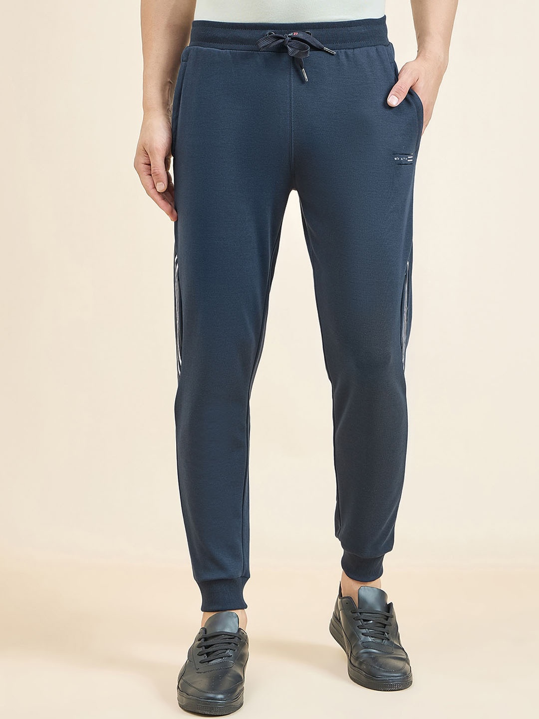 

Sweet Dreams Men Navy Blue Mid-Rise Joggers