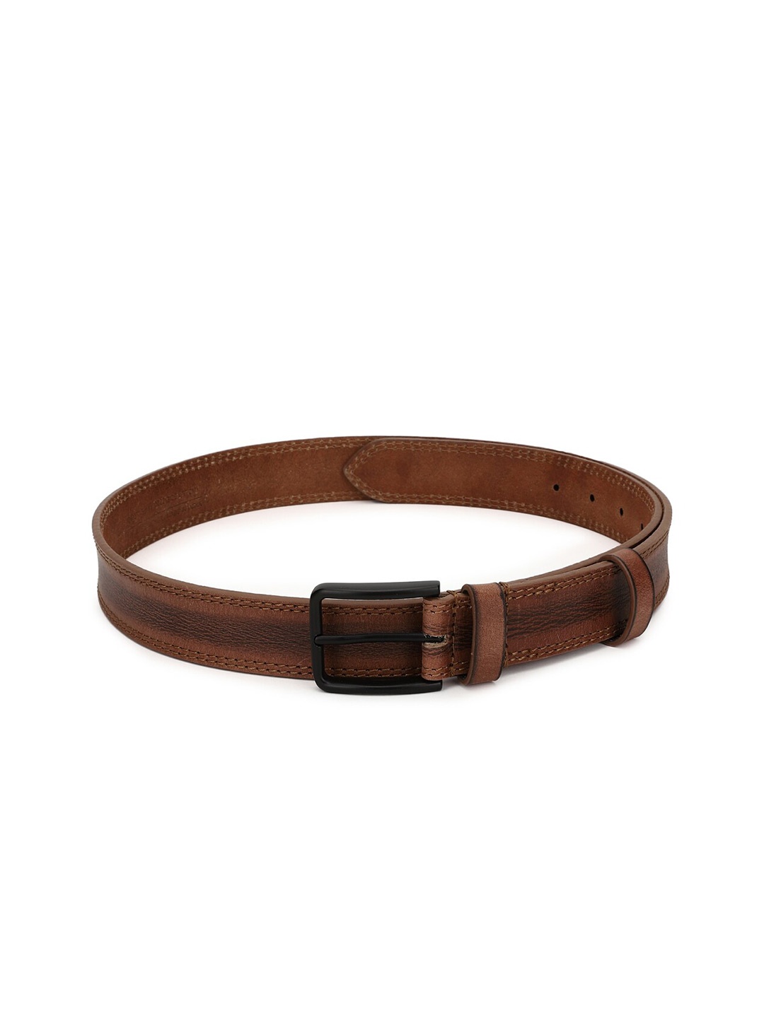 

Van Heusen Men Printed Leather Belt, Brown