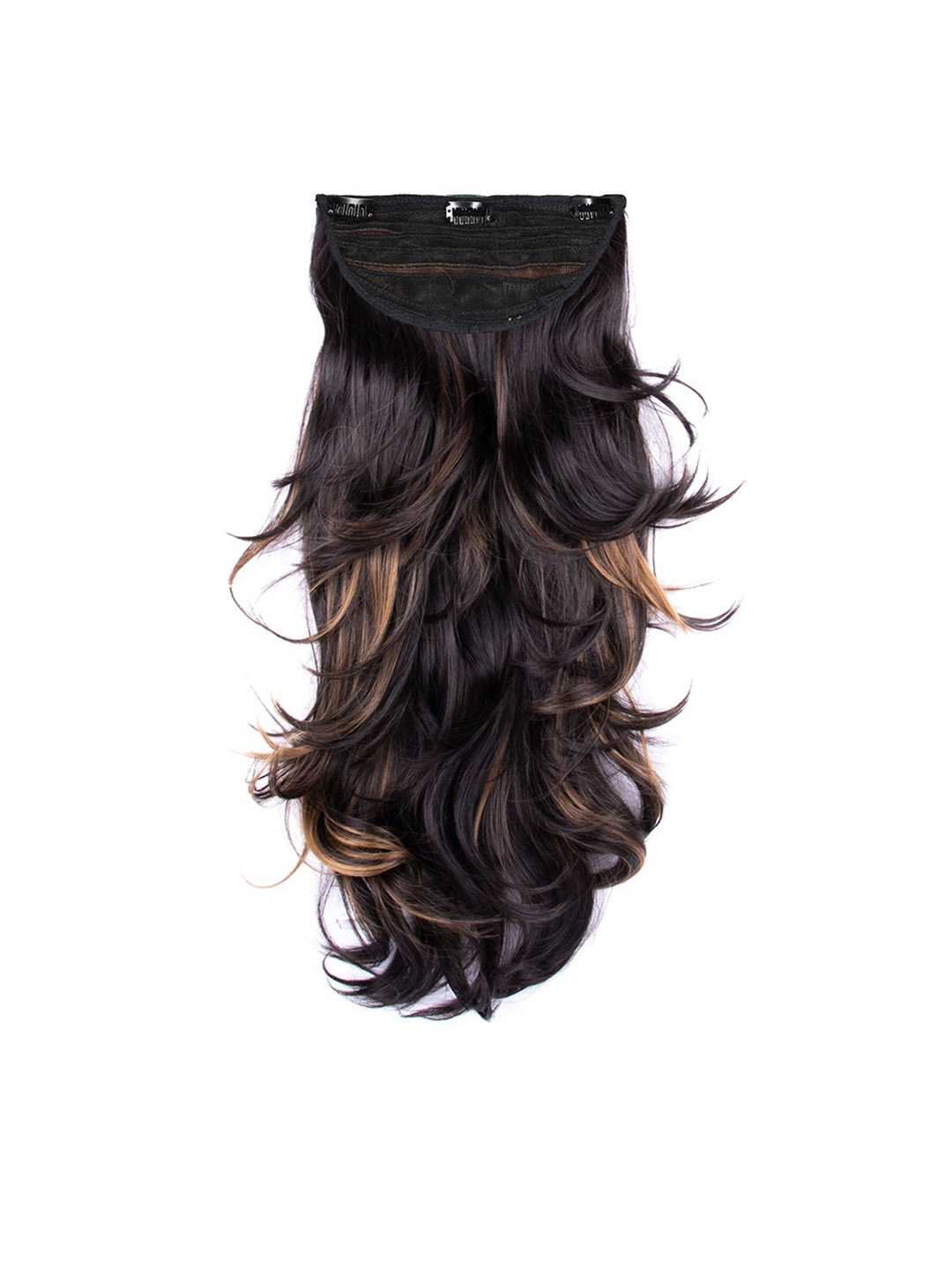

Streak Street Clip-In Out Curl Hair Extension With Highlights, Gold