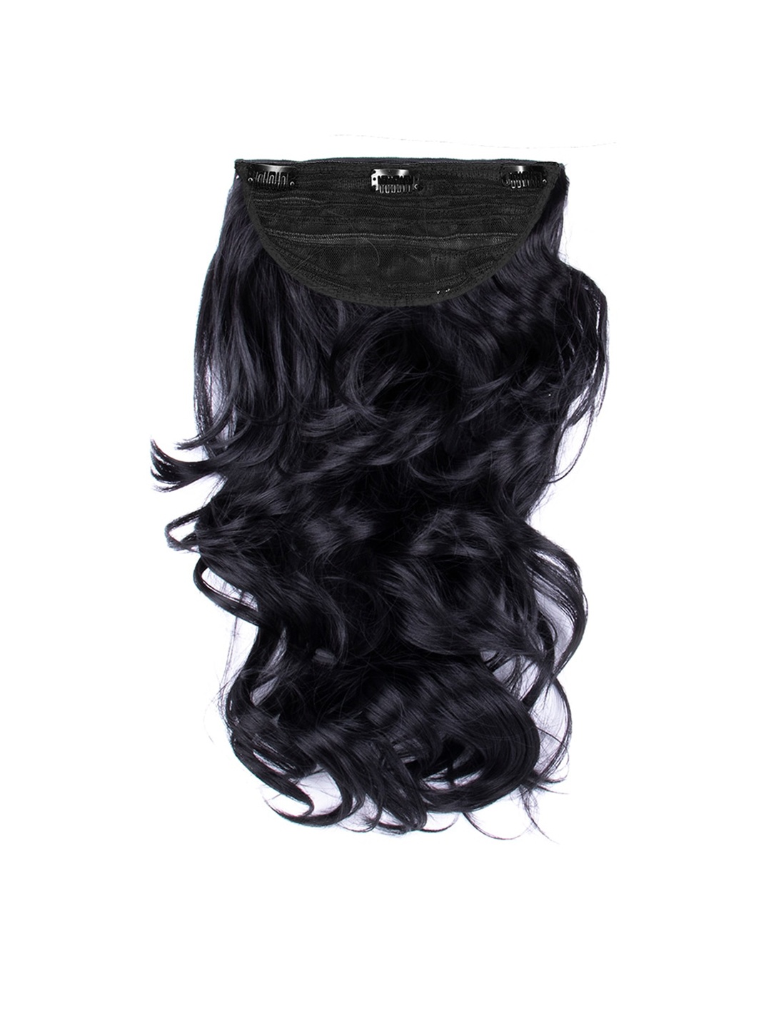 

Streak Street Clip In Out Curl Hair Extension - Black