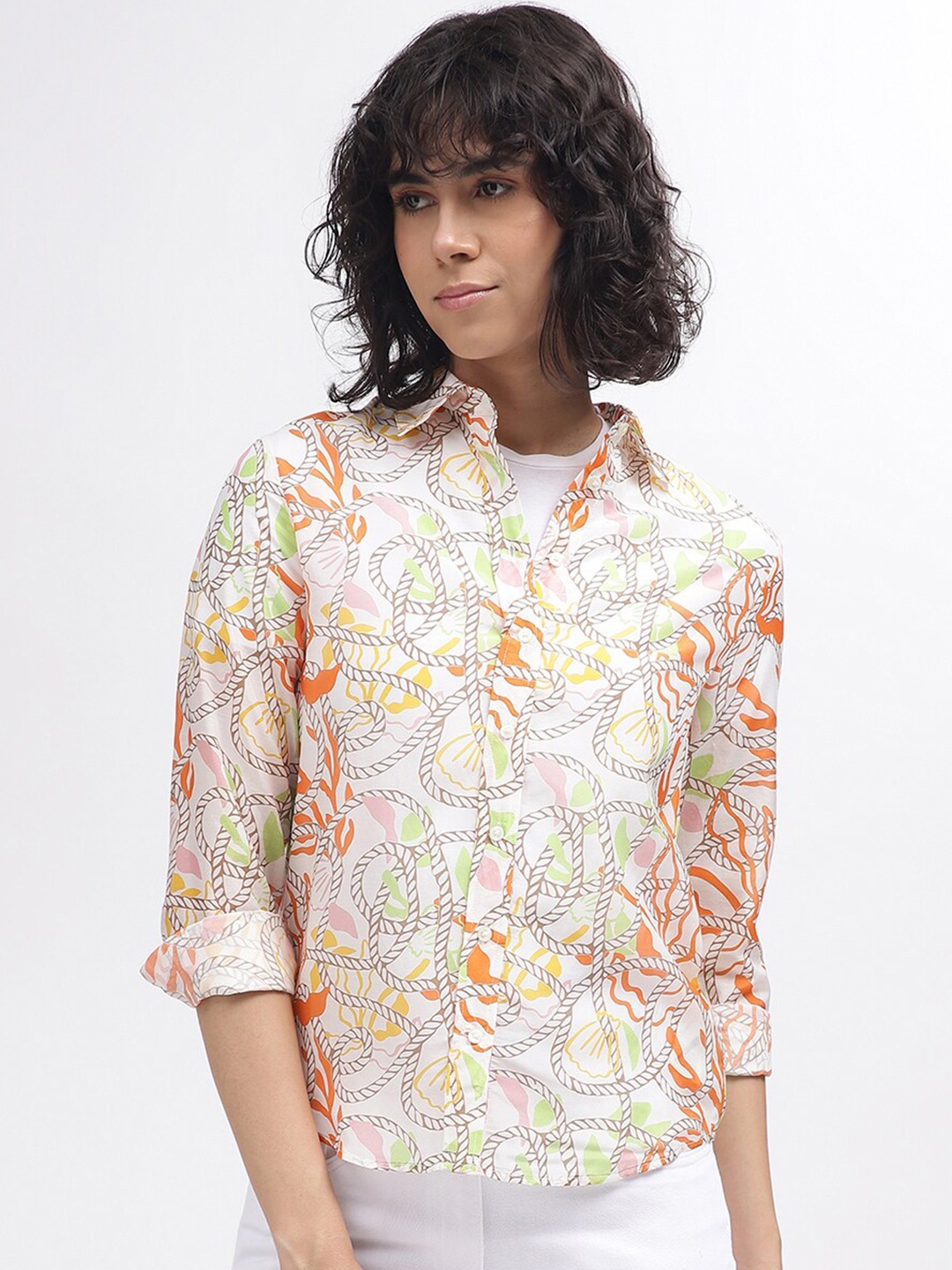 

GANT Women Floral Opaque Printed Casual Shirt, Multi