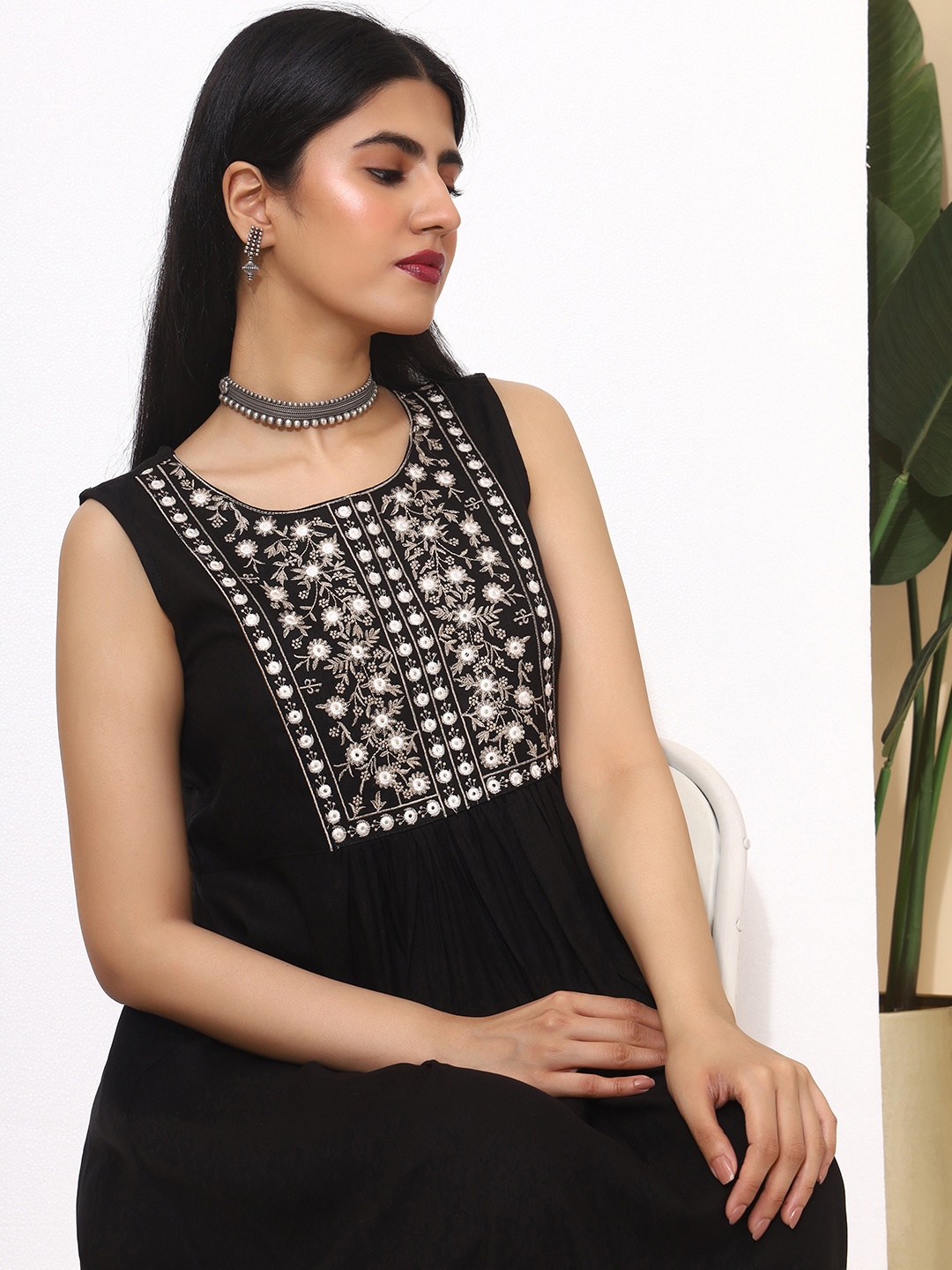 Ishin Women Geometric Kurta