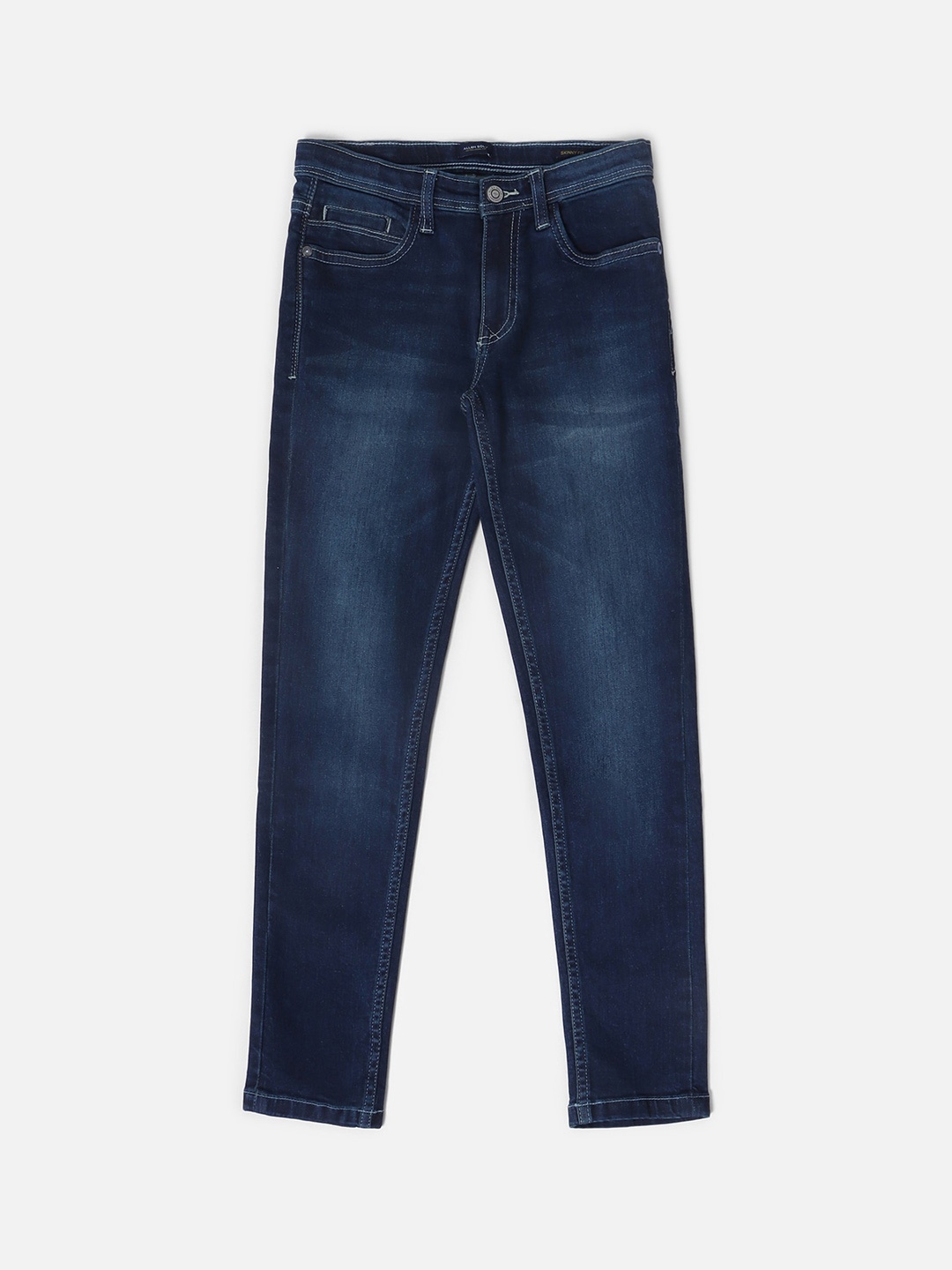 

Allen Solly Junior Boys Skinny Fit Light Fade Jeans, Navy blue