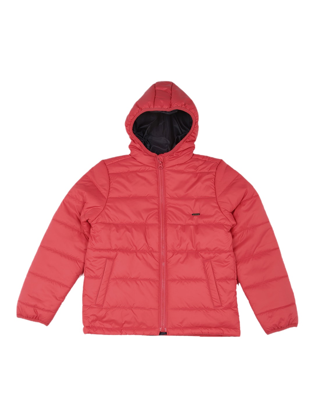 

Allen Solly Junior Boys Colourblocked Puffer Jacket, Red