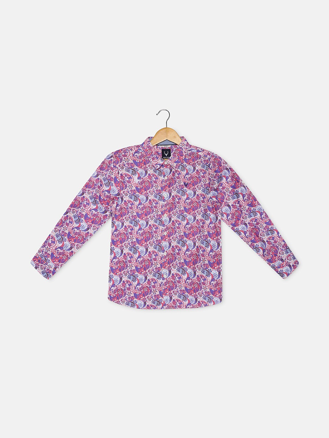 

Allen Solly Junior Boys Slim Fit Opaque Printed Casual Shirt, Multi