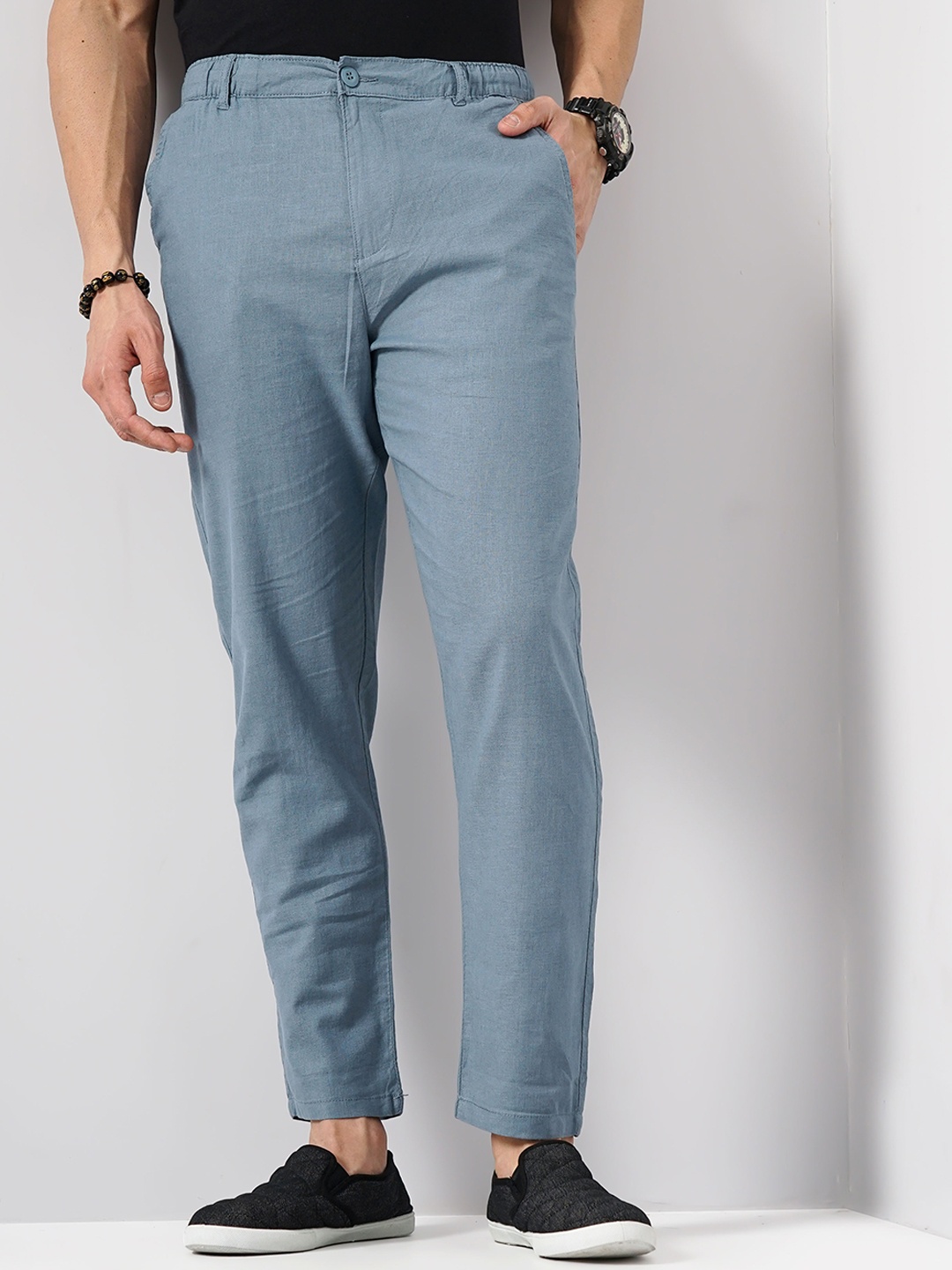 

Celio Men Chinos Trousers, Blue