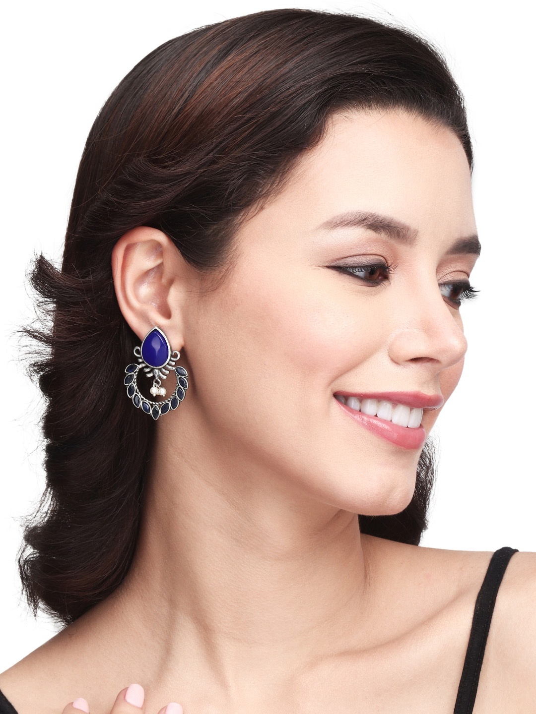 

Anvik Contemporary Drop Earrings, Silver