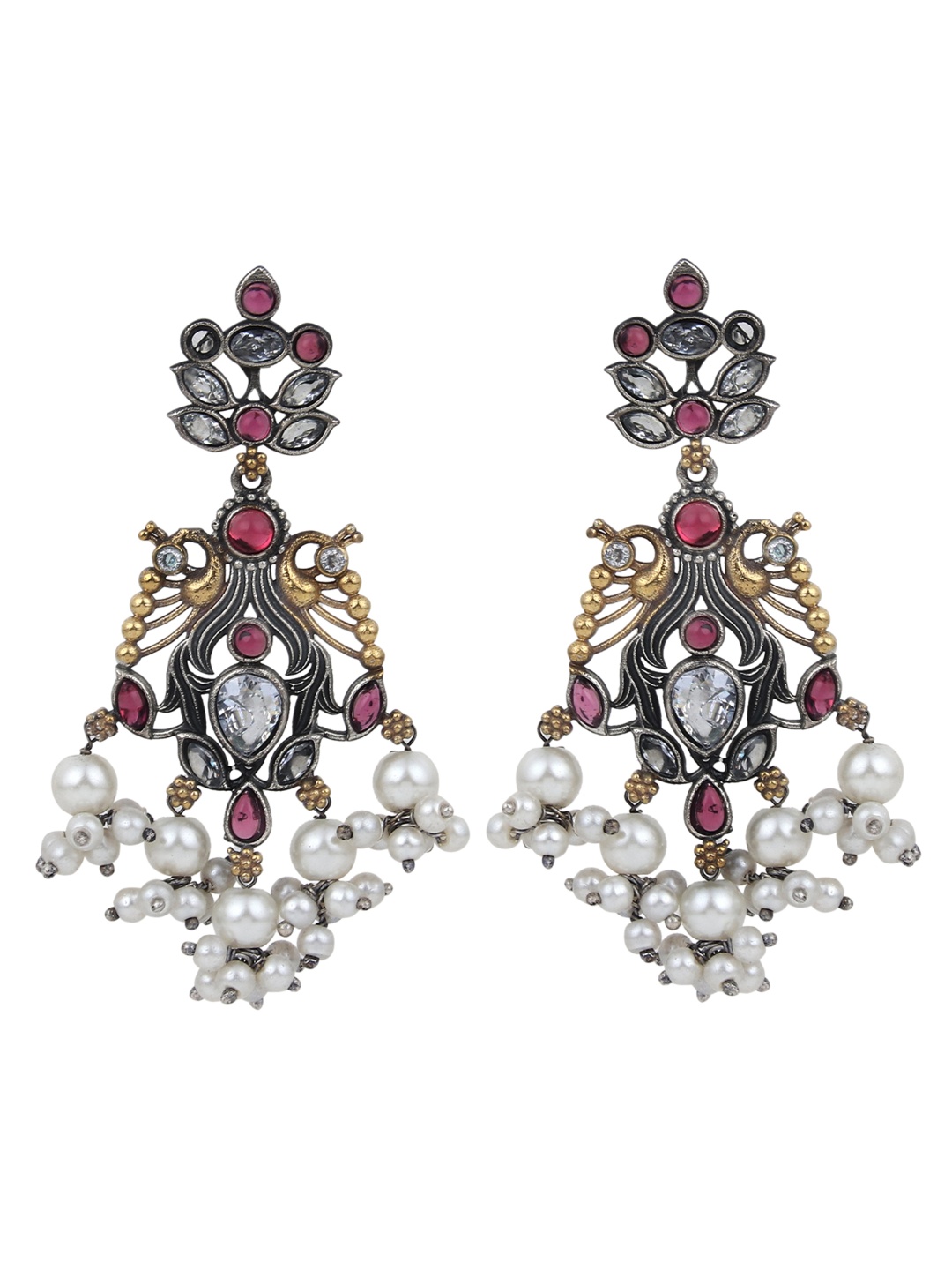 

Anvik Contemporary Drop Earrings, Silver