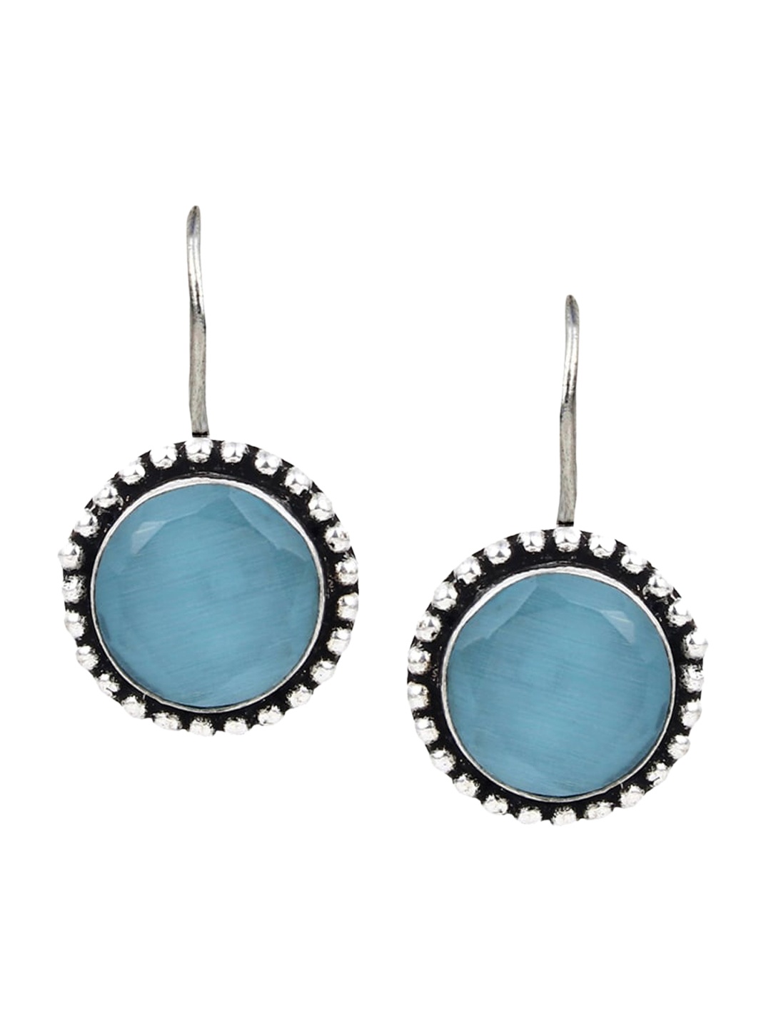 

Anvik Circular Studs Earrings, Blue