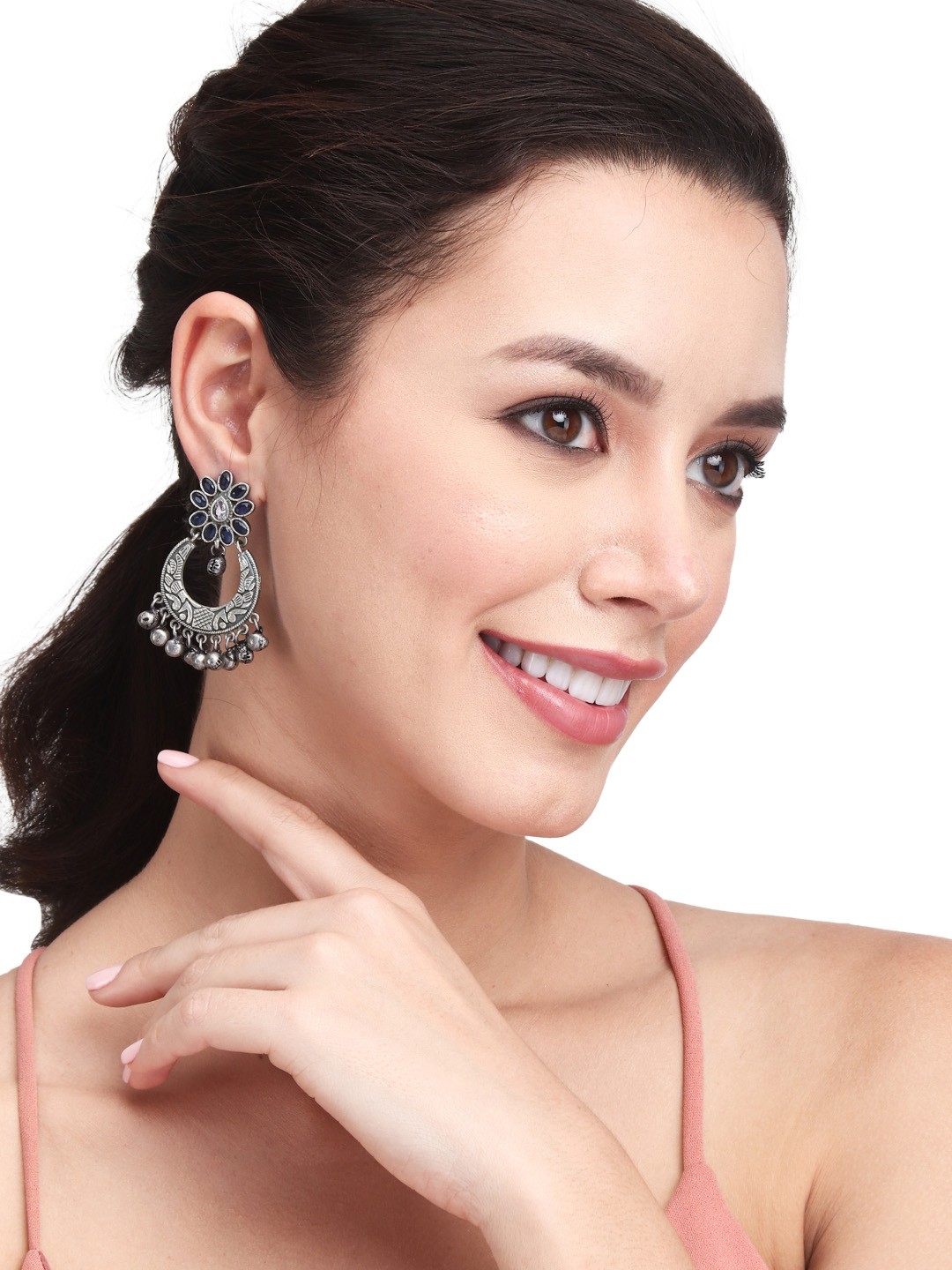 

Anvik Contemporary Hoop Earrings, Silver