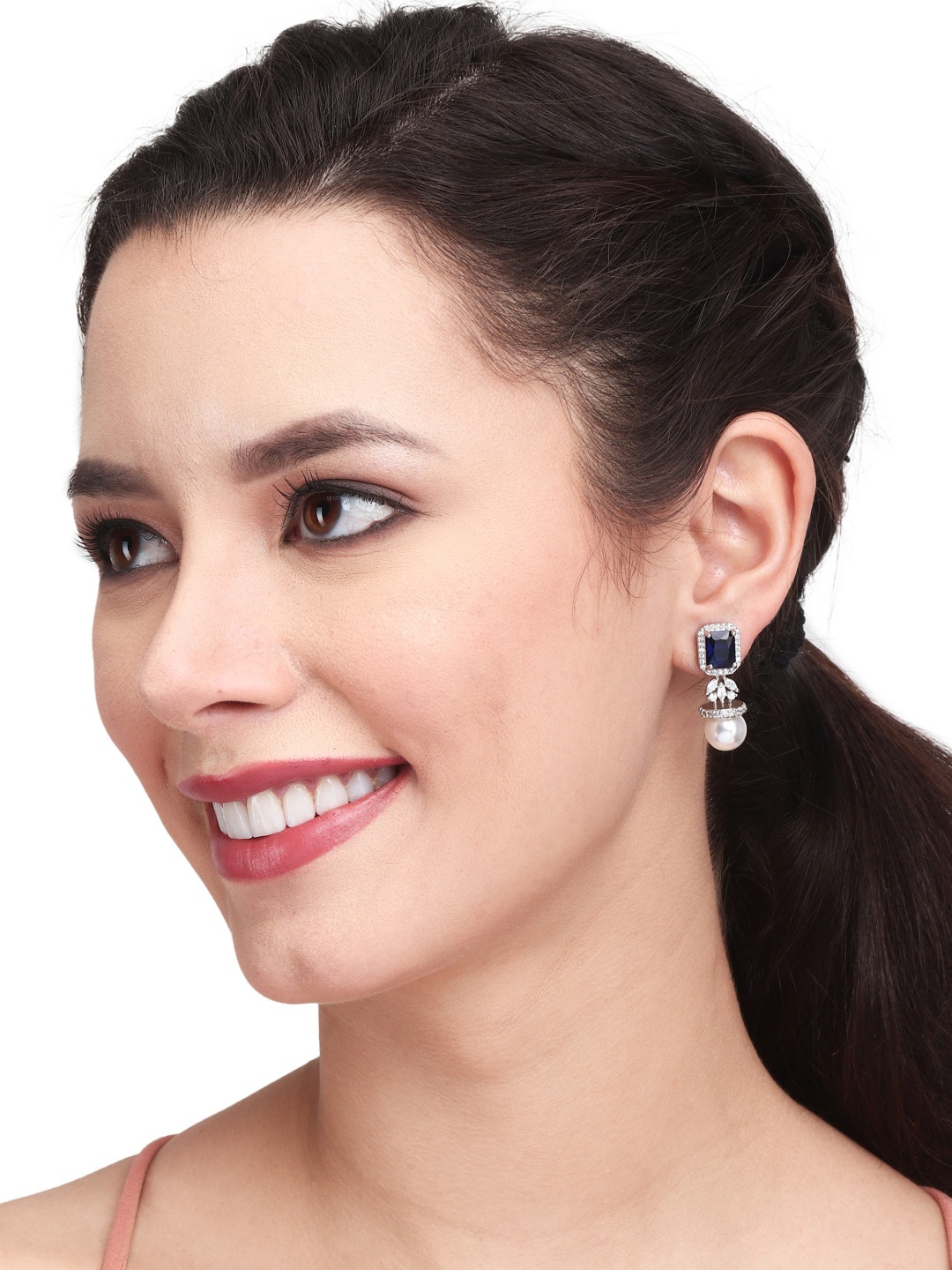 

Anvik Contemporary Studs Earrings, Blue
