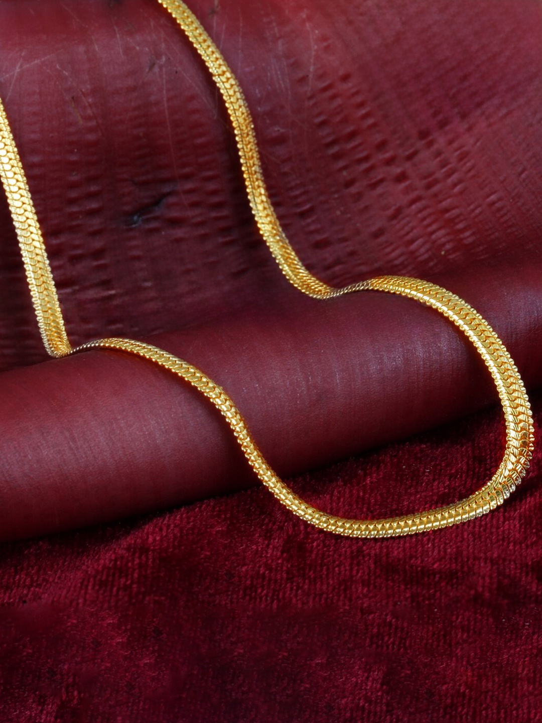 

Vighnaharta Brass Gold-Plated Chain