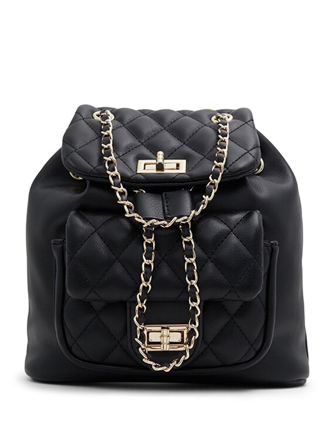 

Call It Spring OBSESSED Geometric Small Backpack, Black