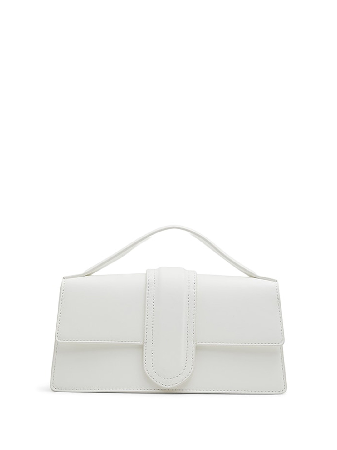 

Call It Spring Textured Structured Handheld Bag, White