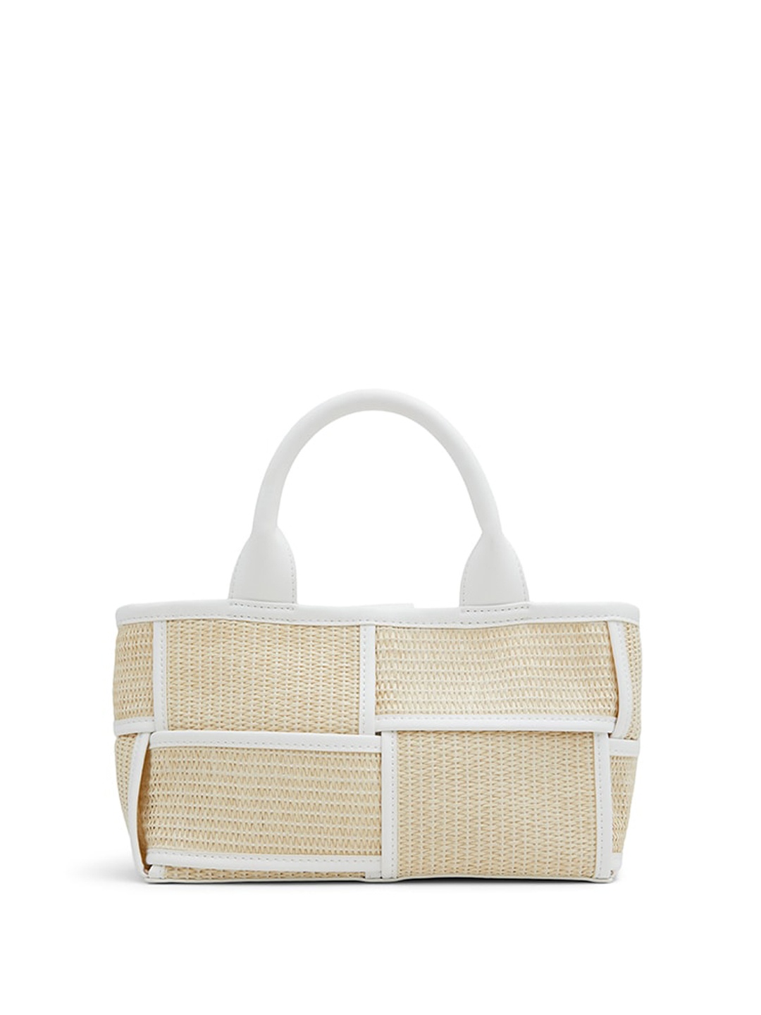

Call It Spring Colourblocked Structured Handheld Bag, White