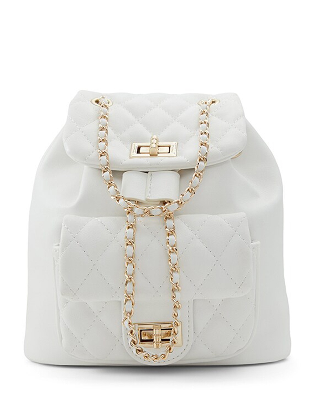 

Call It Spring Women Quilted Backpack, White