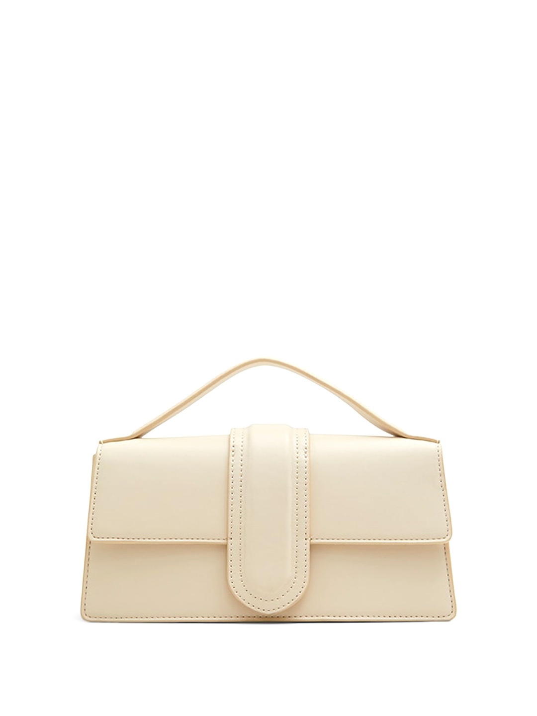 

Call It Spring Textured Structured Sling Bag, Off white