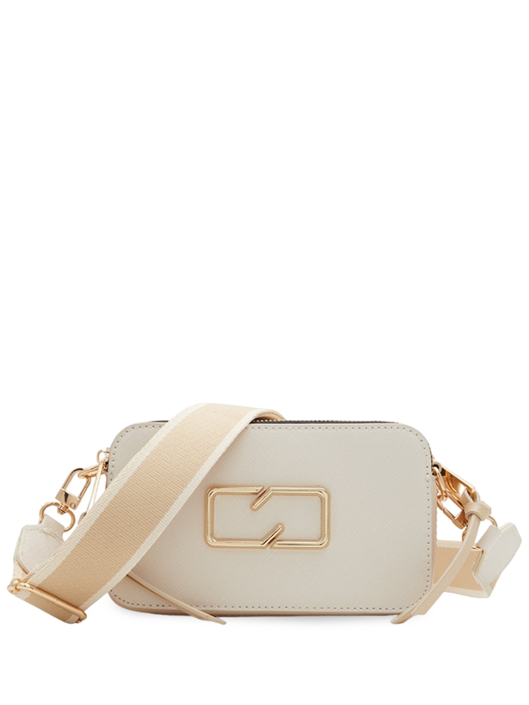 

Call It Spring Textured Structured Sling Bag, Beige